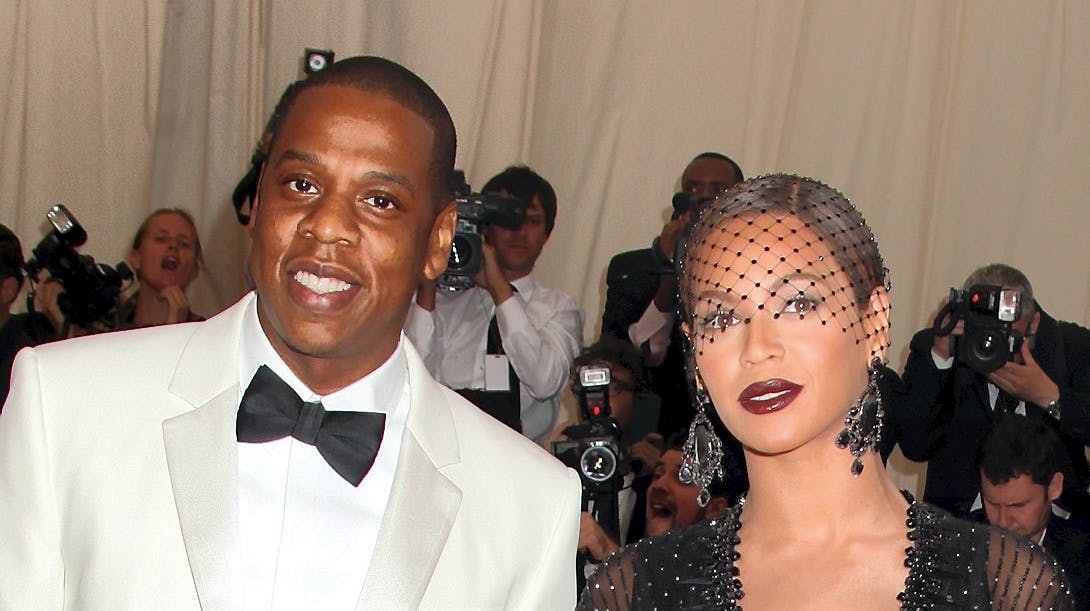 Jay-Z og Beyonce til MET Gala i 2014 - inden Beyonces søster flippede ud på Jay-Z. Foto: All Over
