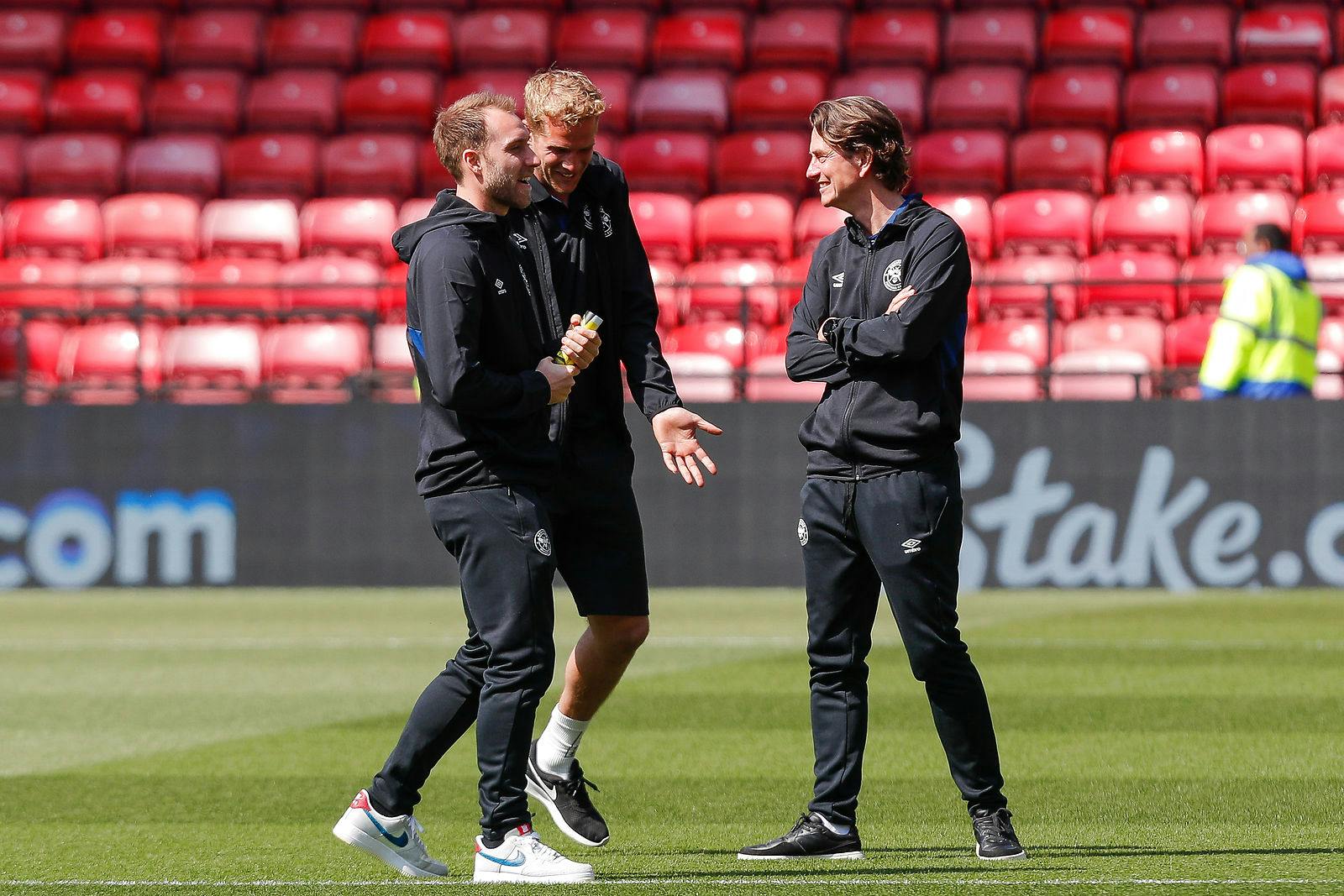 Thomas Frank siger farvel til Jonas Lössl og Mathias "Zanka" Jørgensen. Men han er ikke meget for at slippe Christian Eriksen.
