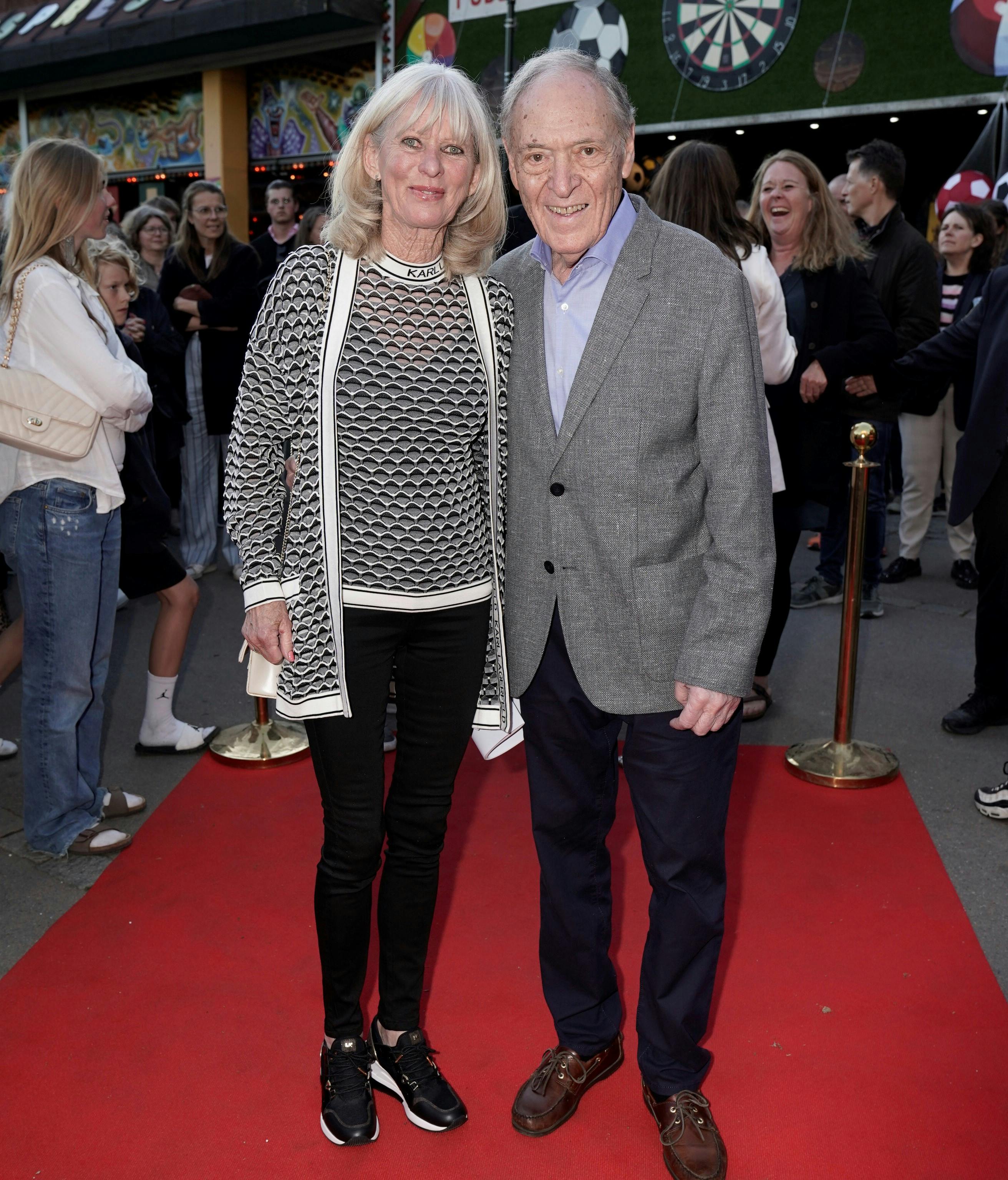 Dario Campeotto sammen med hustru GertrudCampeotto til Cirkusrevyen 2022