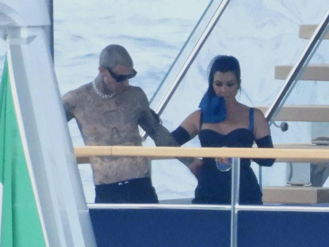 Kourtney Kardashian og Travis Barker