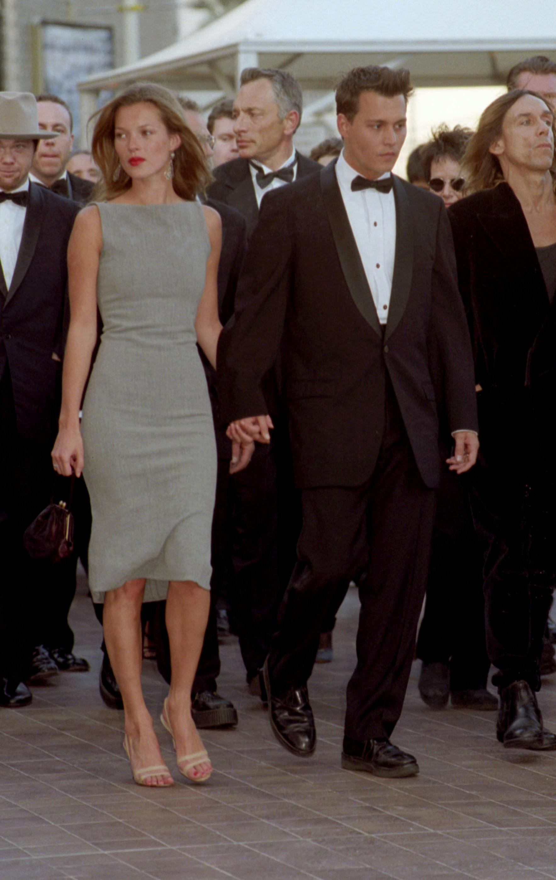 Kate Moss og Johnny Depp ved Cannes-festivalen 