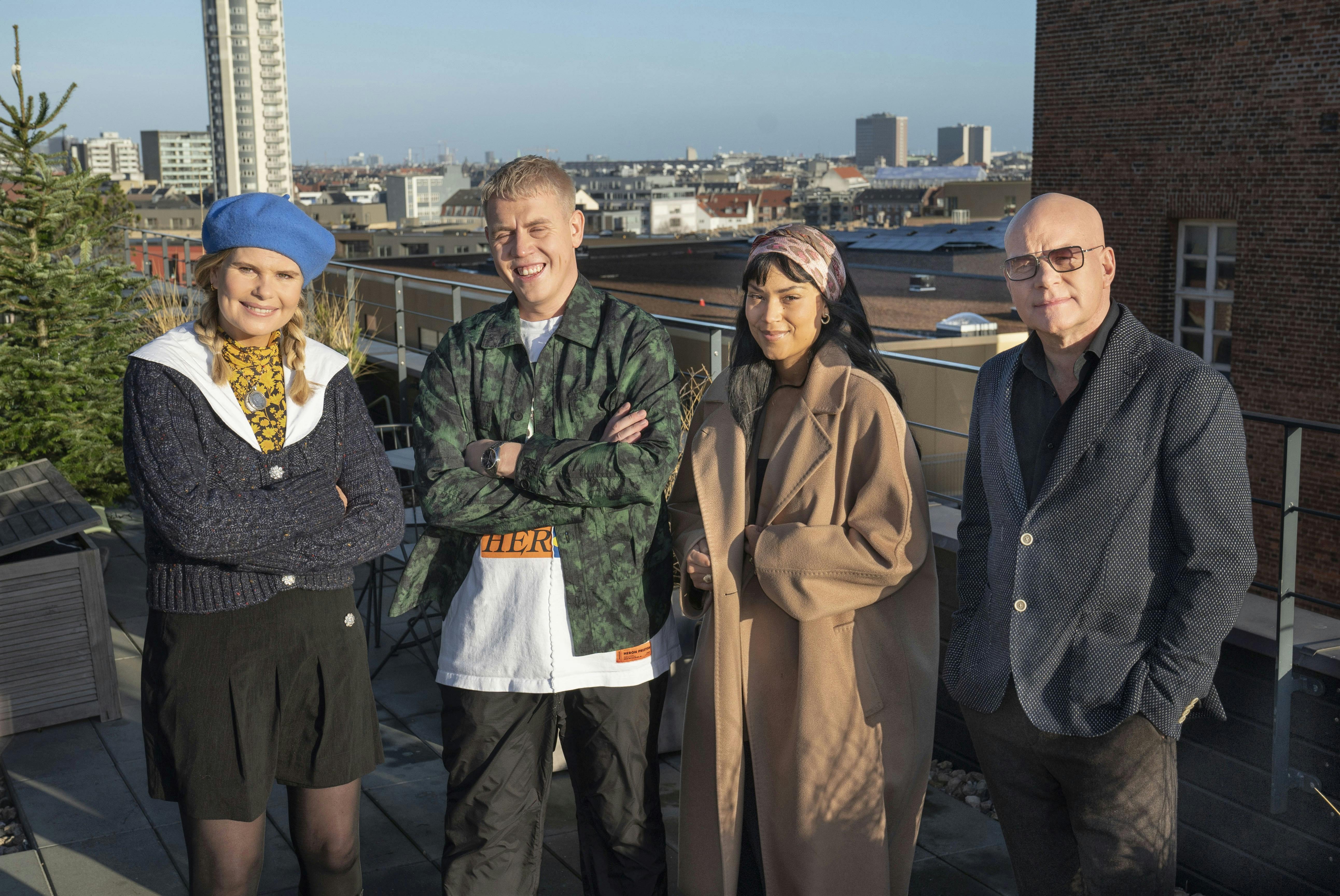 Sofie Linde, Martin Jensen, Kwamie Liv og Thomas Blachman