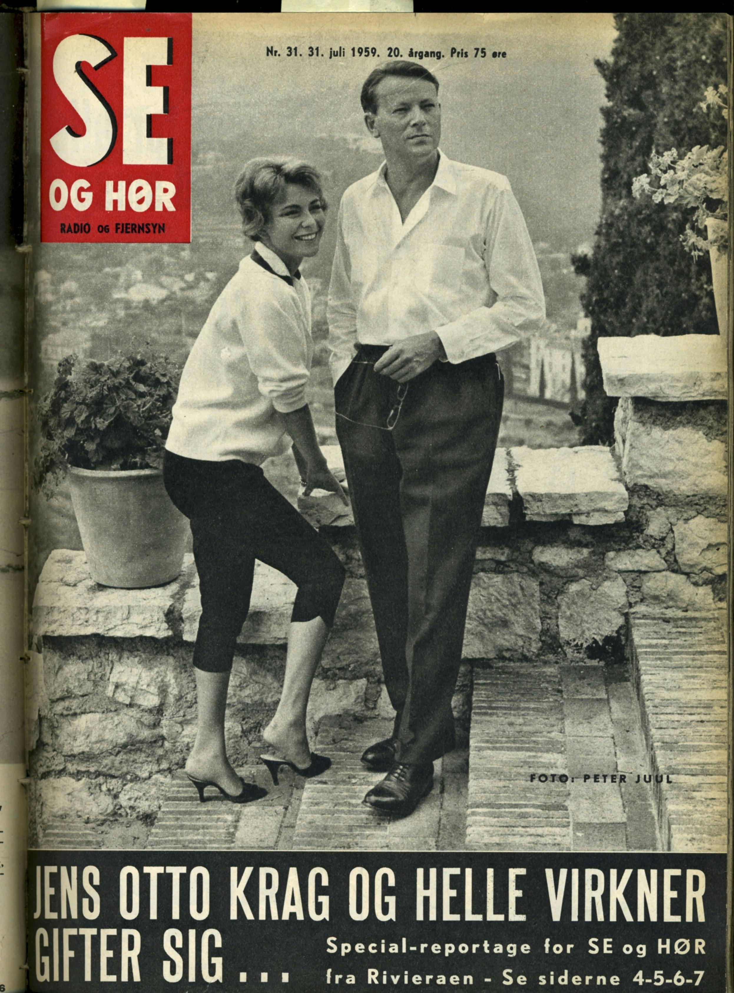 Helle Virkner og Jens Otto Krag