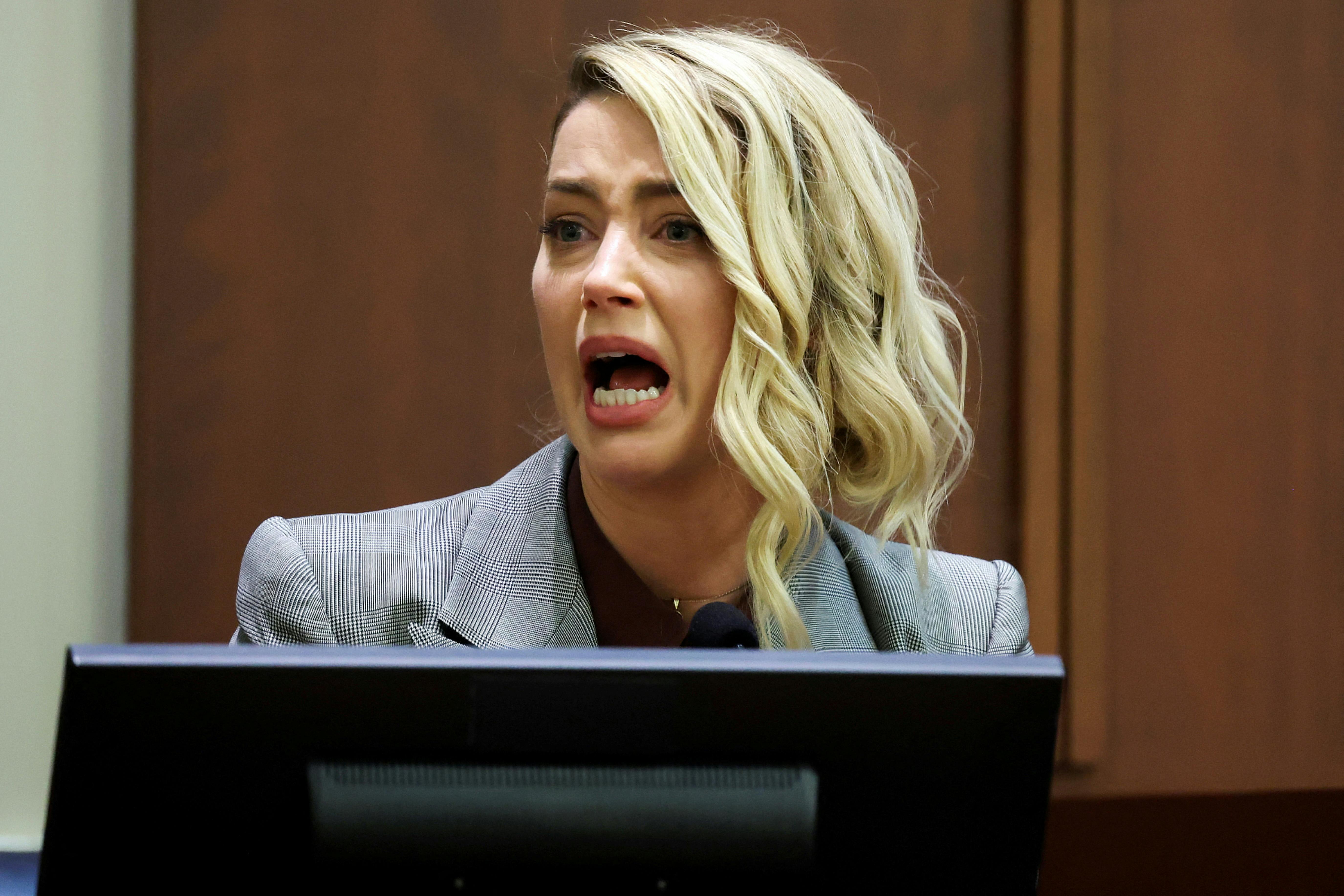 Amber Heard har endnu en gang afgivet forklaring i retten i Fairfax, Virginia