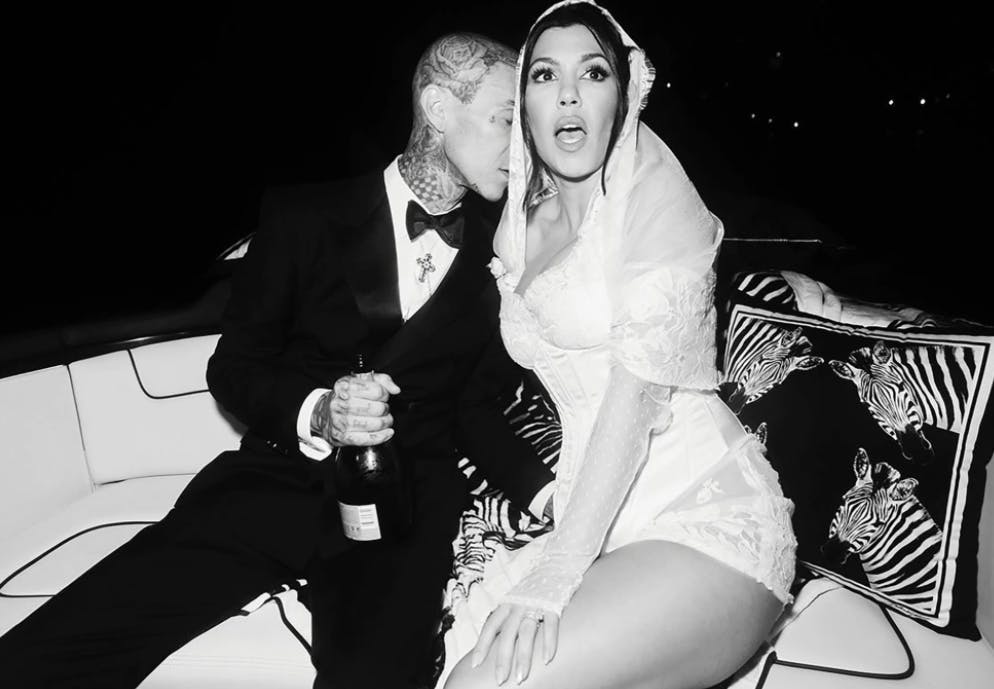 Kourtney Kardashian og Travis Barker blev gift til et storslået bryllup i Italien i maj. 
