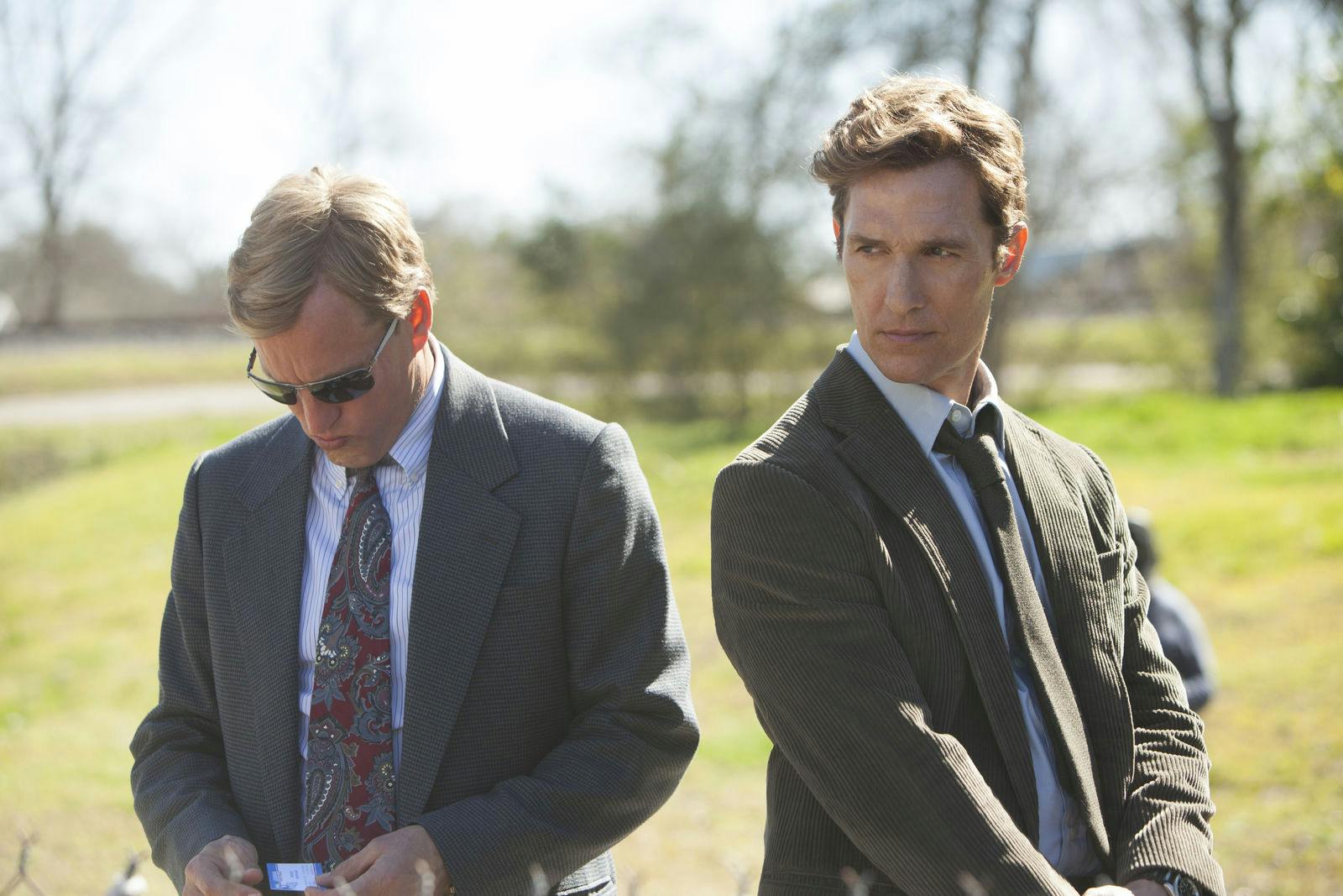 Matthew McConaughey og Woody Harrelson spillede hovedrollerne i første sæson af "True Detective". 
