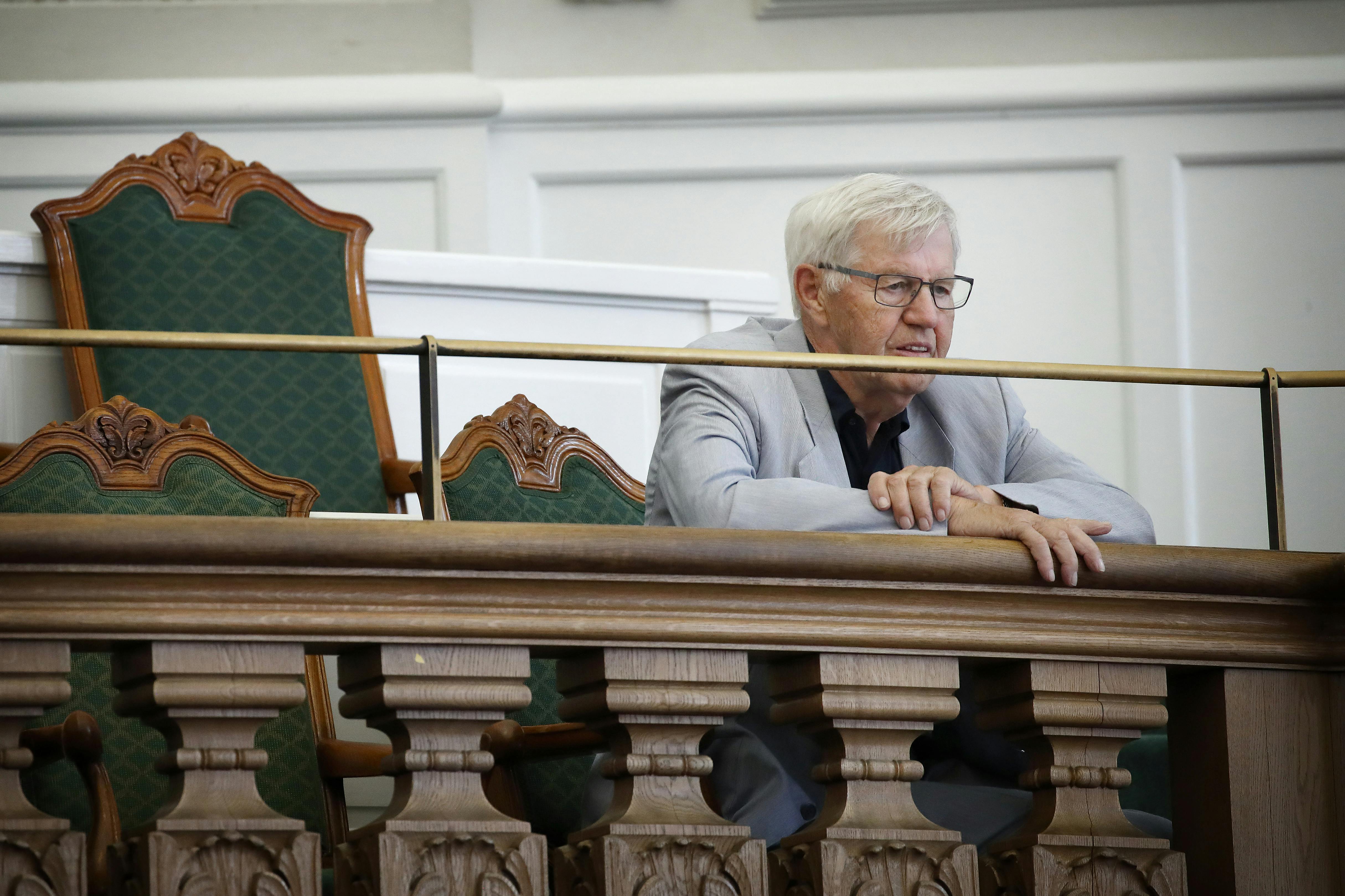 Svend Jakobsen her til møde i Folketinget.&nbsp;
