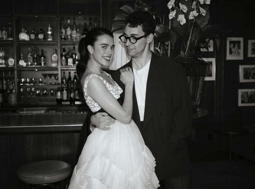 Margaret Qualley og Jack Antonoff