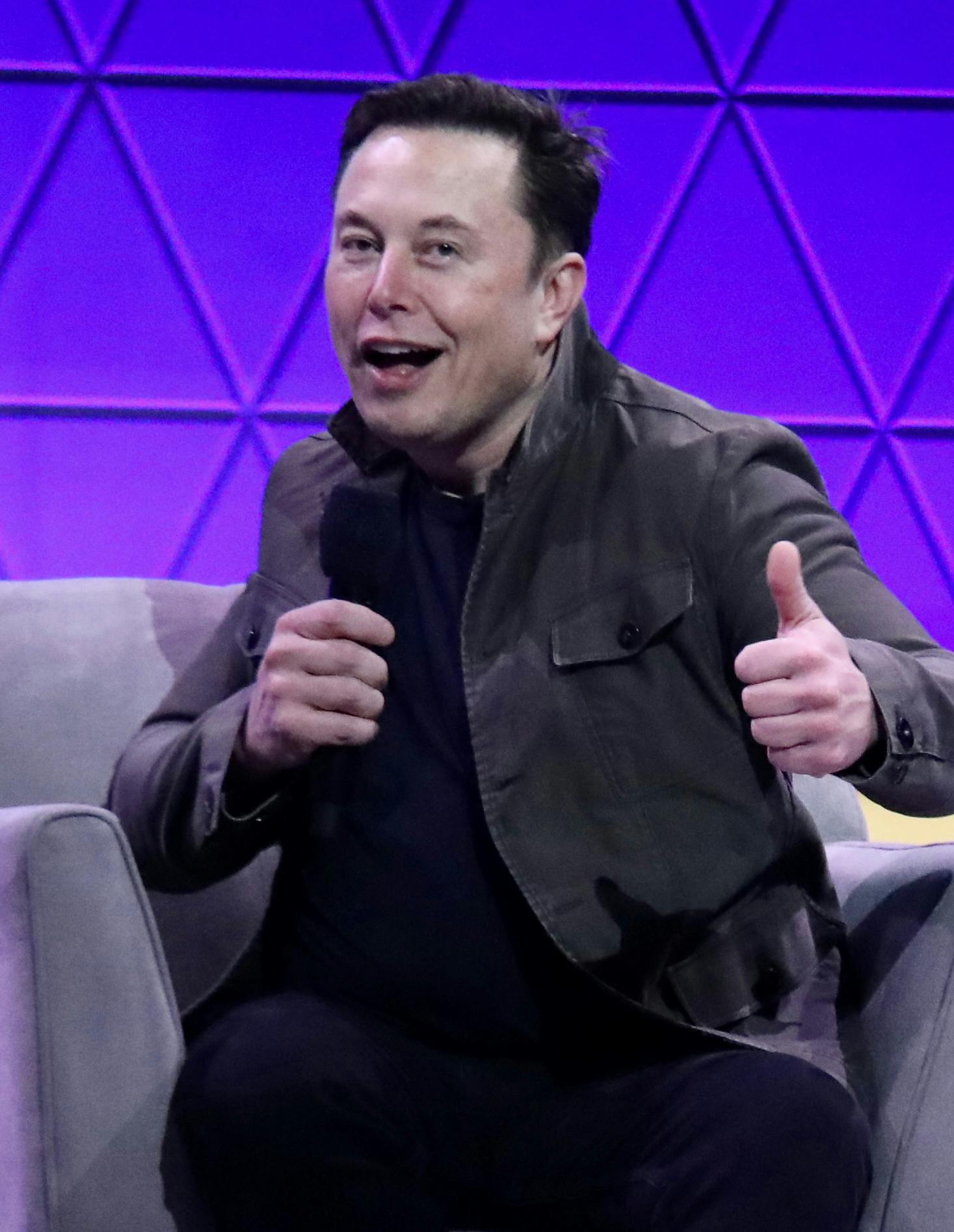 Elon Musk til en tecknologikonference i juni 2019.&nbsp;
