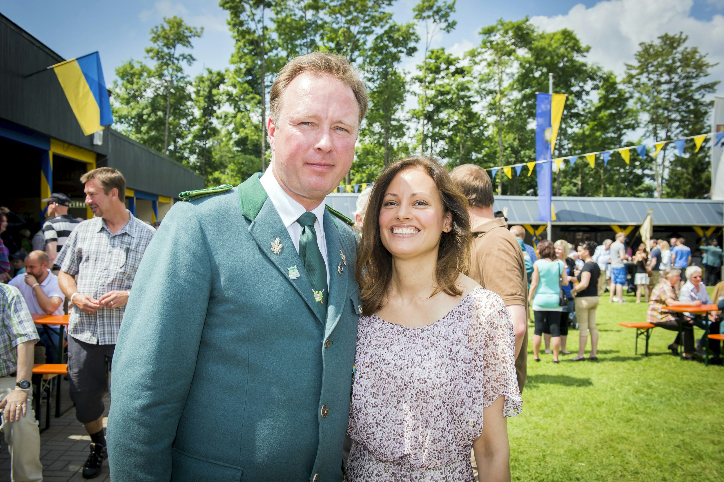 Príncipe Gustav y Carina Axelsson