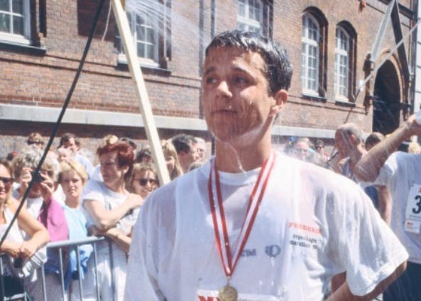 Kronprins Frederik løb for 30 år siden sit første marathon.