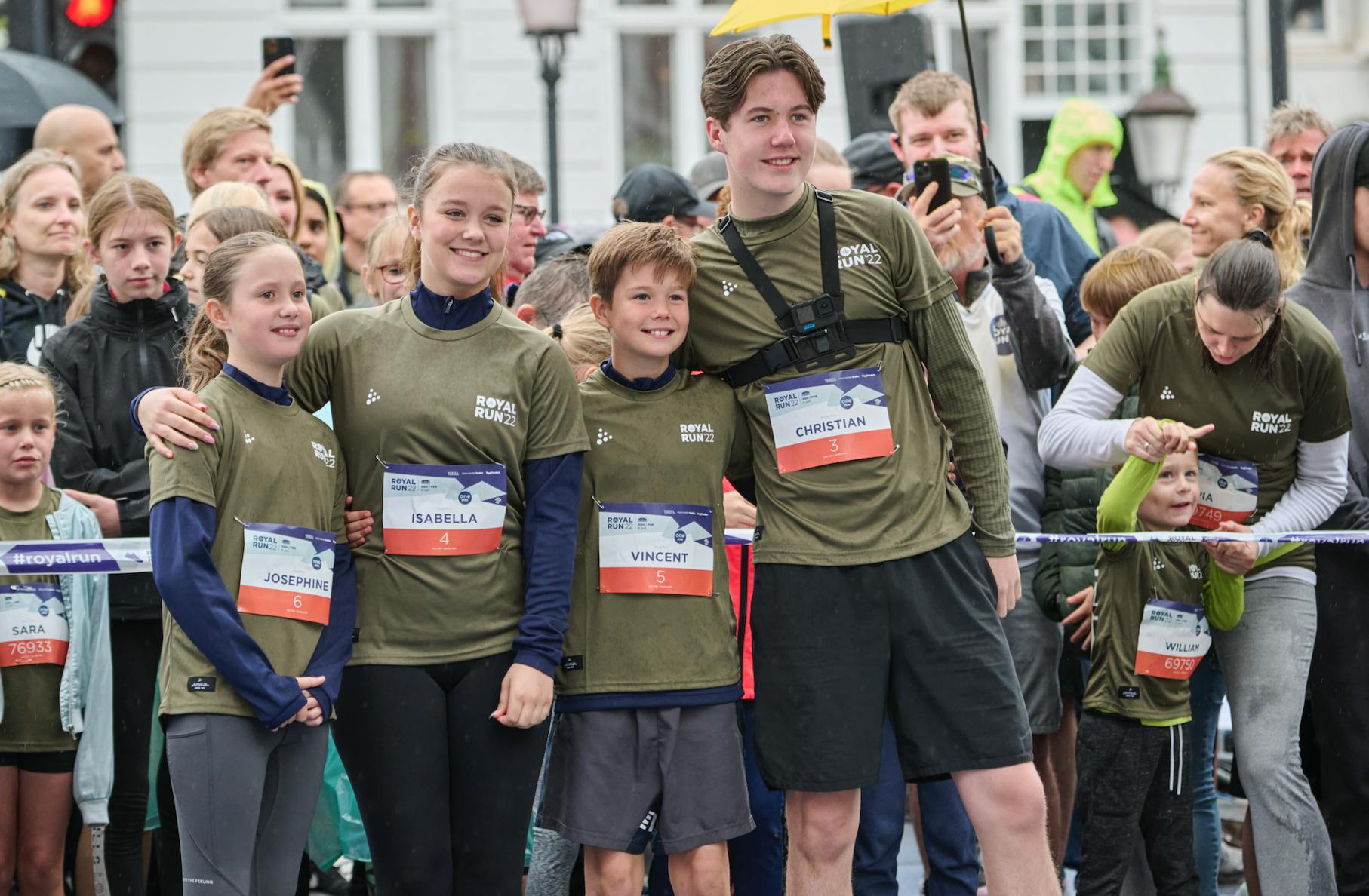 Kronprinsbørnene til Royal Run 2022.
