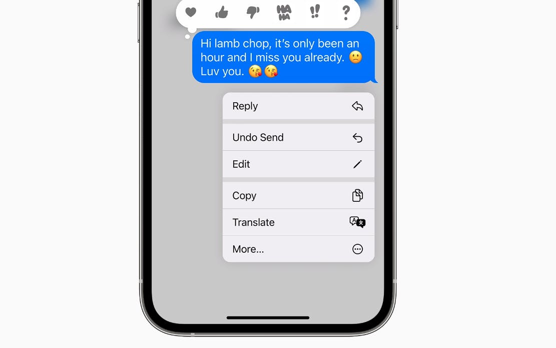 Ny iMessage-funktion fra efteråret 2022