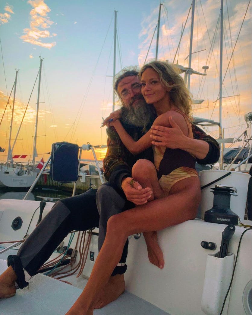 Gina Jaqueline og kæresten "Jesus".