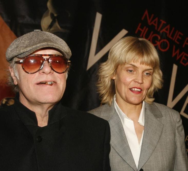 Liselotte Kløvborg med Kim Larsen, som døde i 2018.