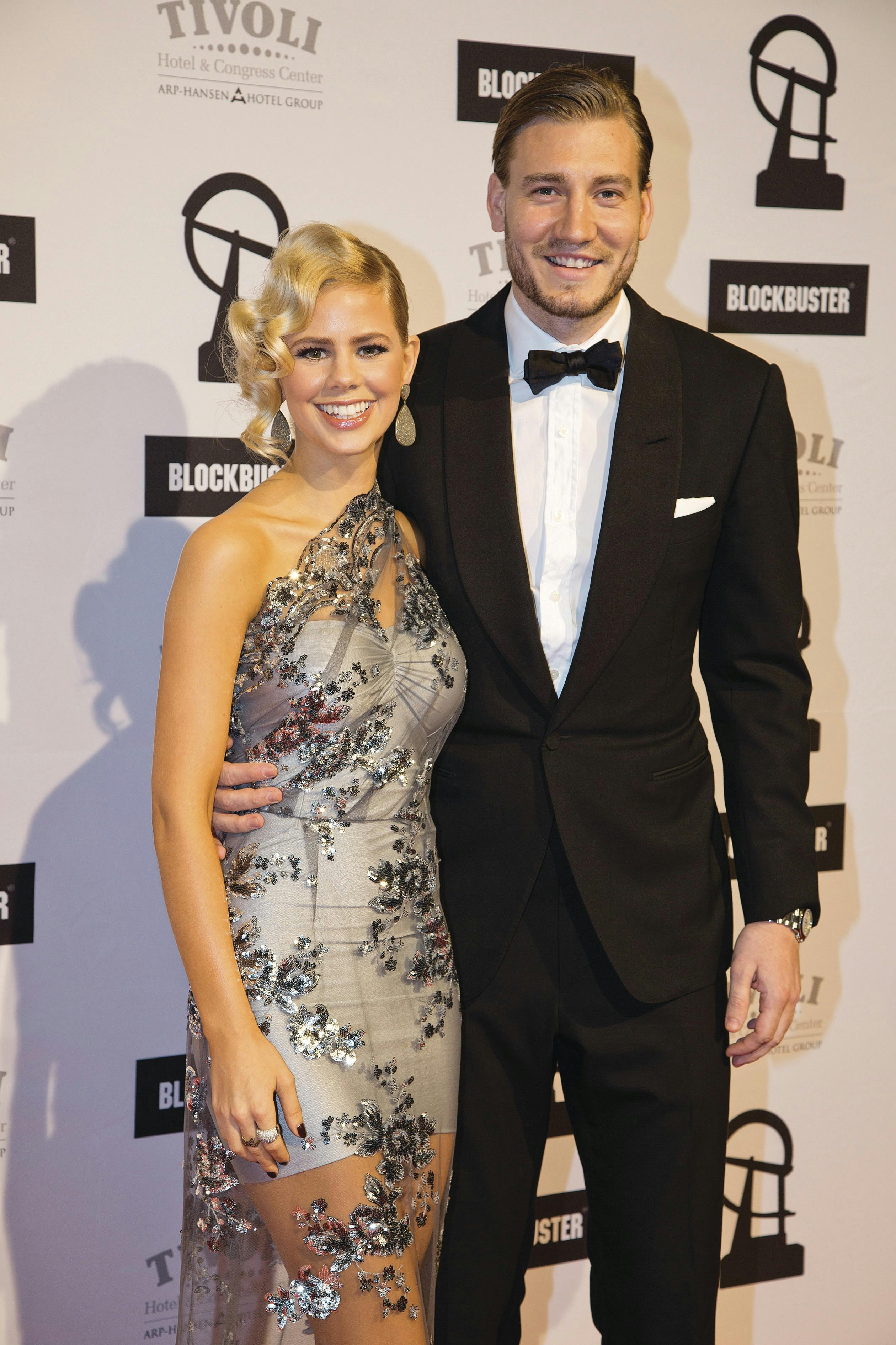 Julie Zangenberg og Nicklas Bendtner