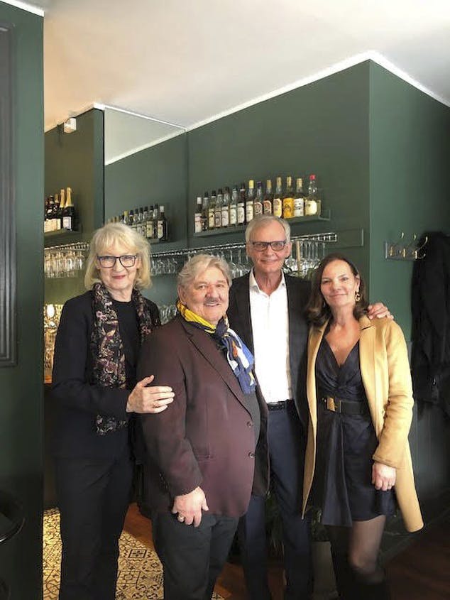 Rie Munk, Tage Frandsen, Karsten og Janni Spies