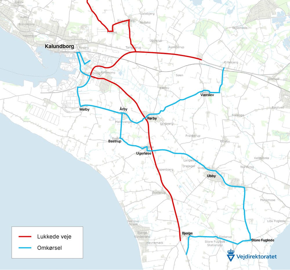 Spærring under cykelløb