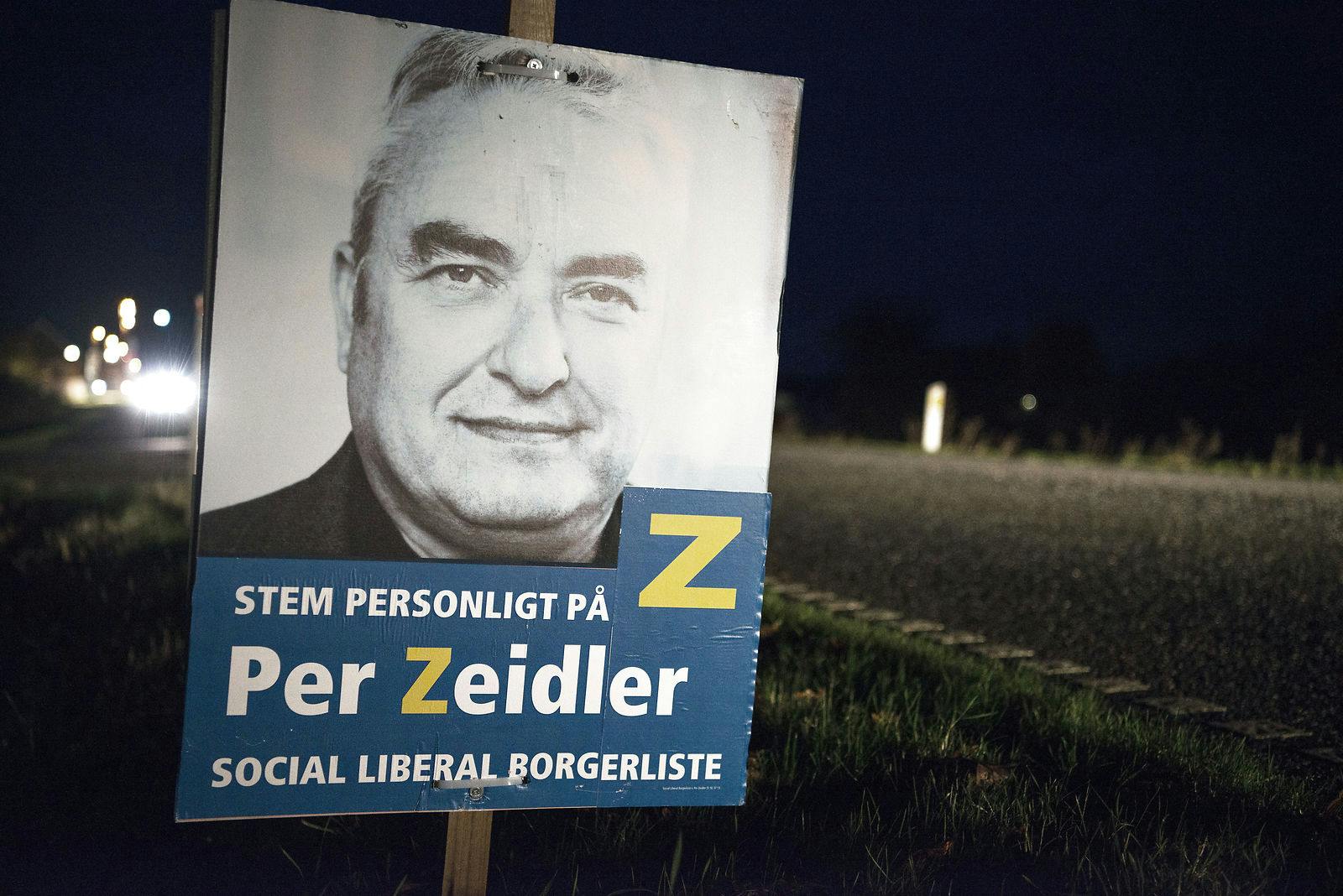 Per Zeidler på en valgplakat