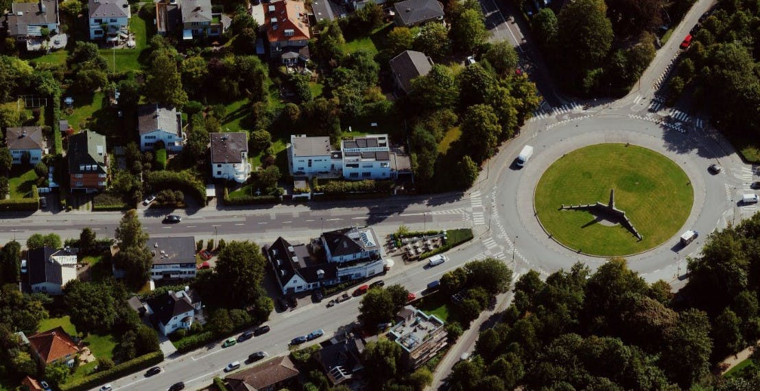 Mette Bluhmes hus i Charlottenlund