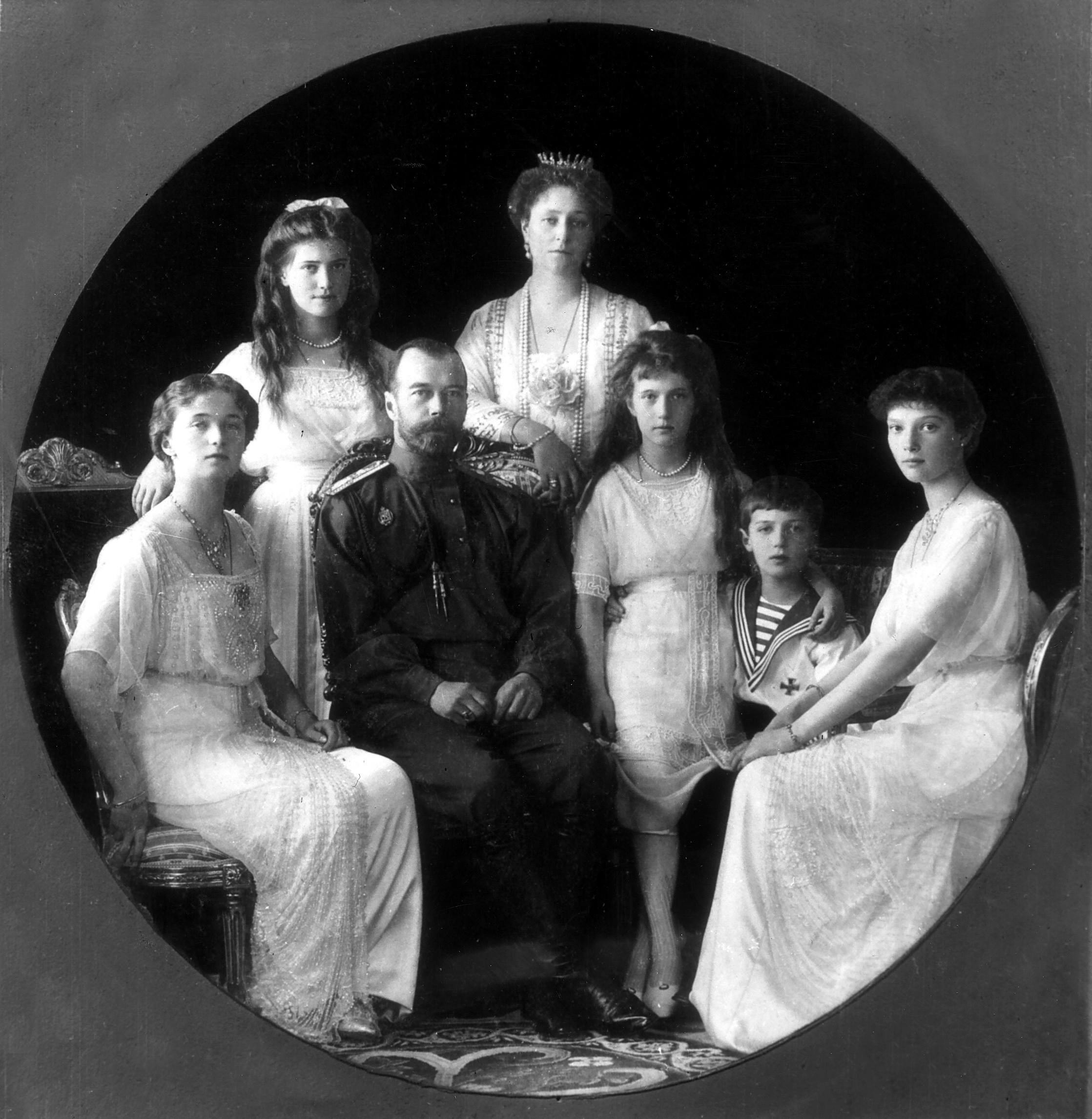 Den russiske zar-familie