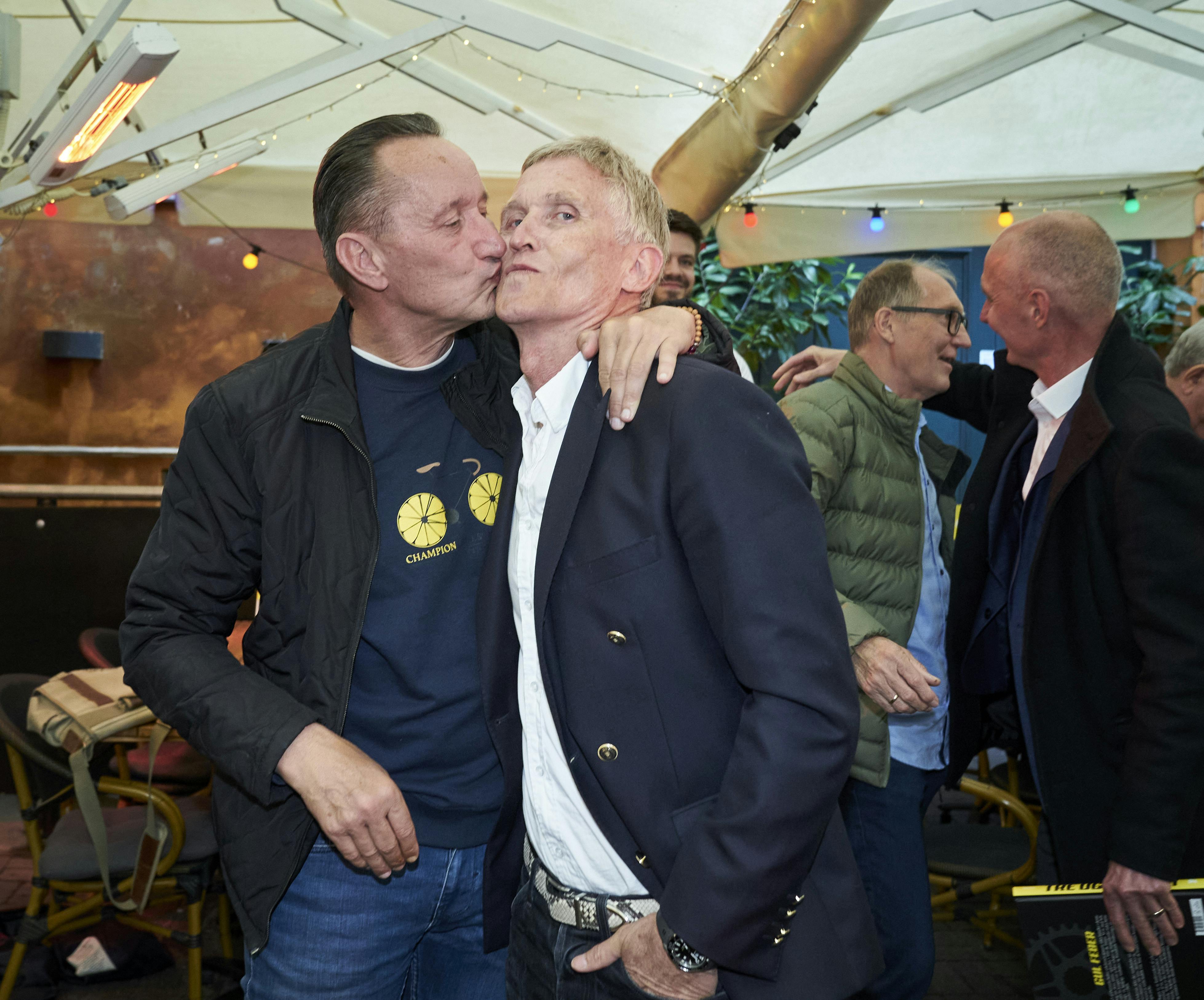 Brian Holm og Jesper Skibby har opretholdt det gode venskab, selv efter de er stoppet med at møde hinanden i feltet.