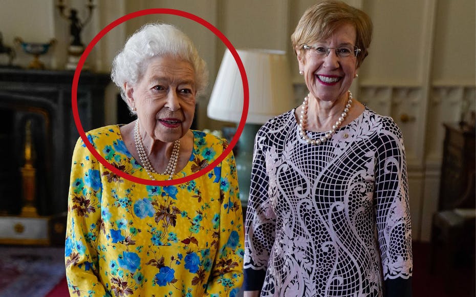 96-årige dronning Elizabeth kan ikke skjule, at alderen er ved at indhente hende.