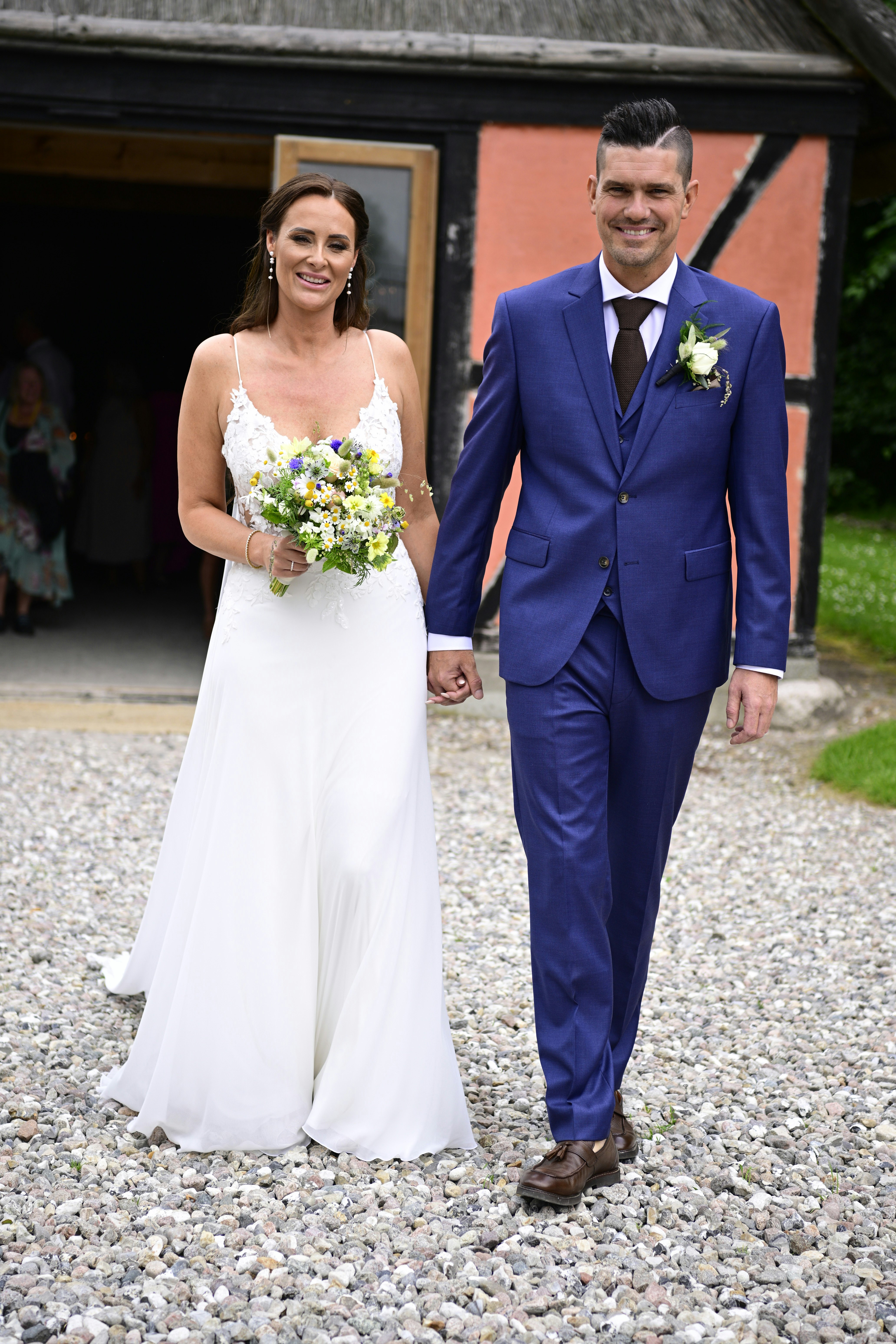 Michelle Dalsgaard fra "Fem fyre flytter ind" er blevet gift med sin Kristian