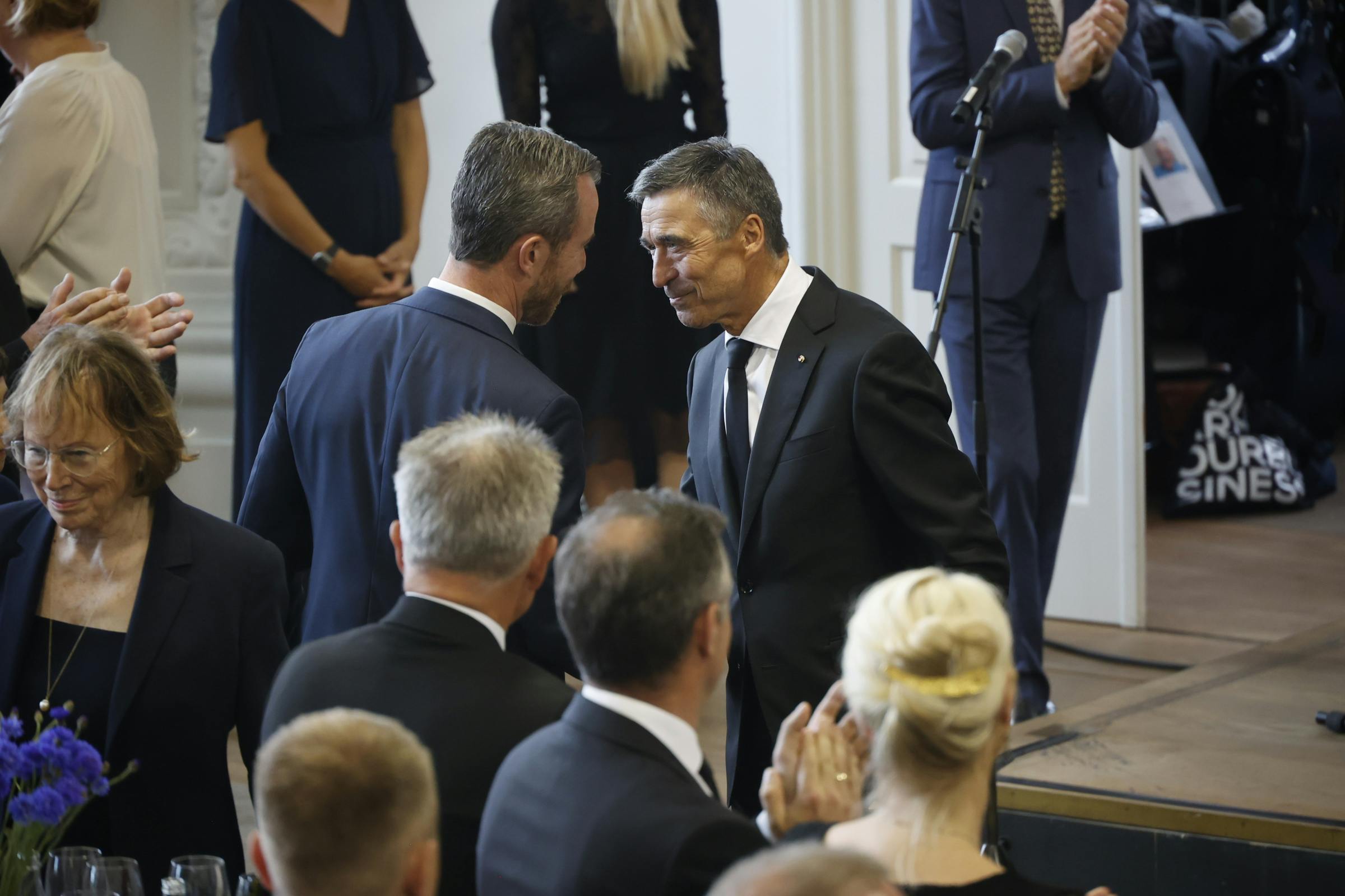 Jakob Ellemann-Jensen og Anders Fogh Rasmussen. 