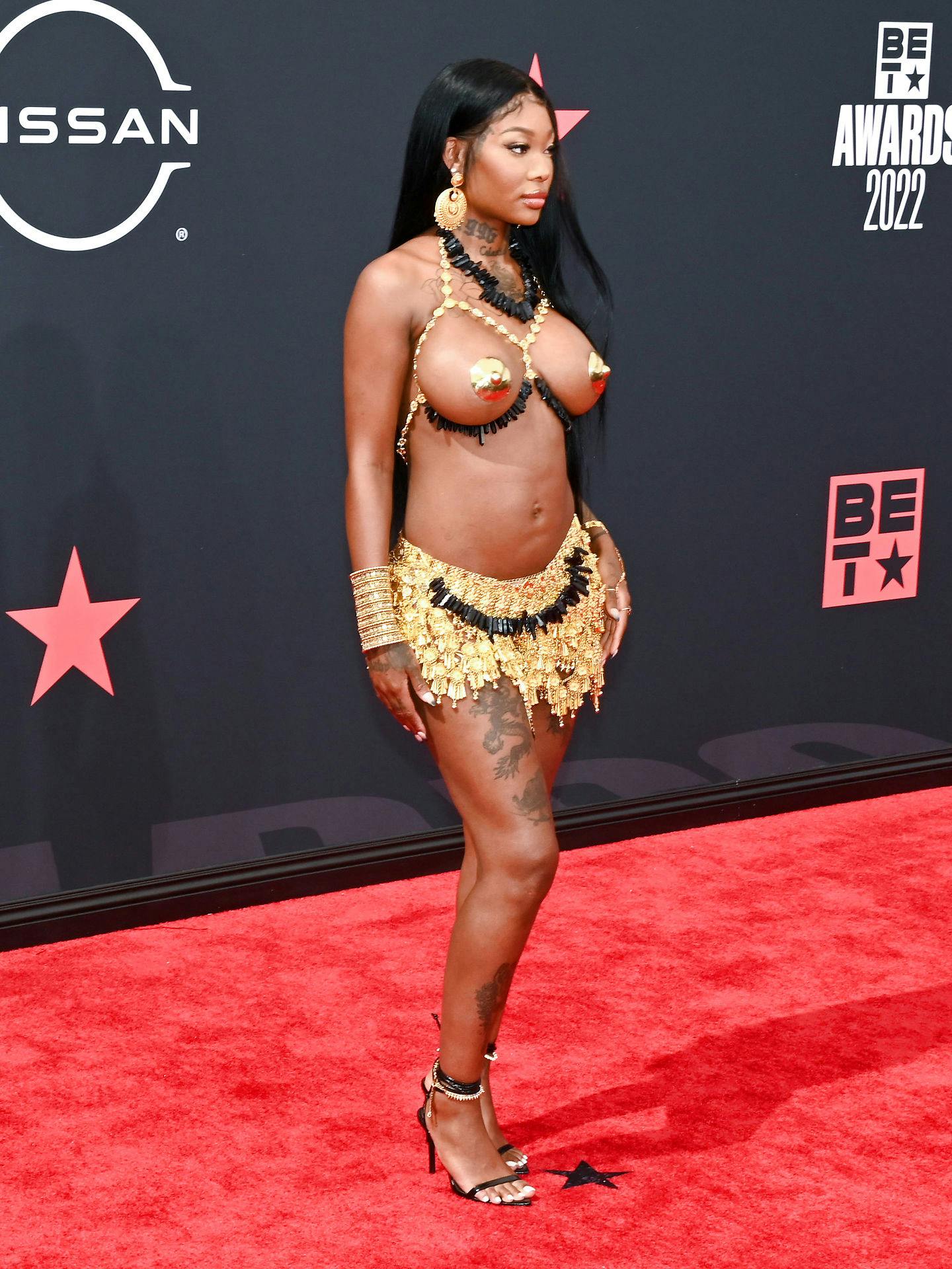 Skuespillerinden Summer Walker til BET Awards 2022. 