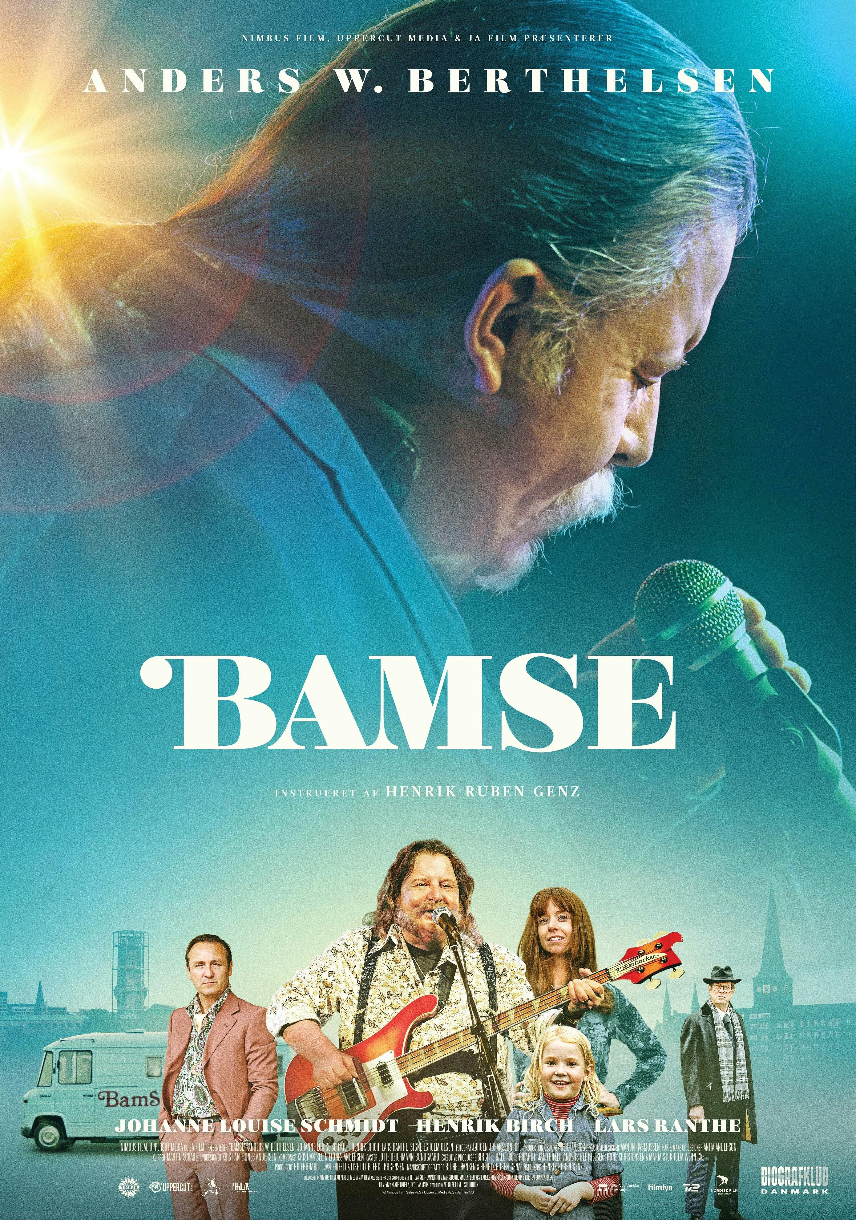 Filmplakat for "Bamse" med Anders W. Berthelsen i hovedrollen.