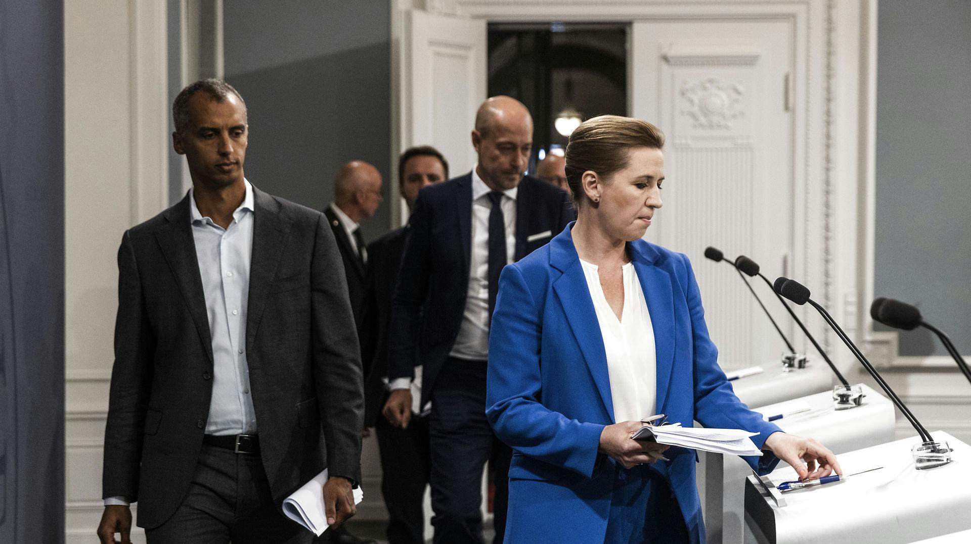 Pressemøde om minksagen 1. juni 2022