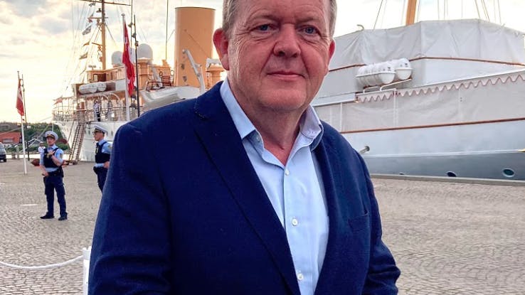 Lars Løkke Rasmussen ved Kongeskibet i Sønderborg 3. juli 2022
