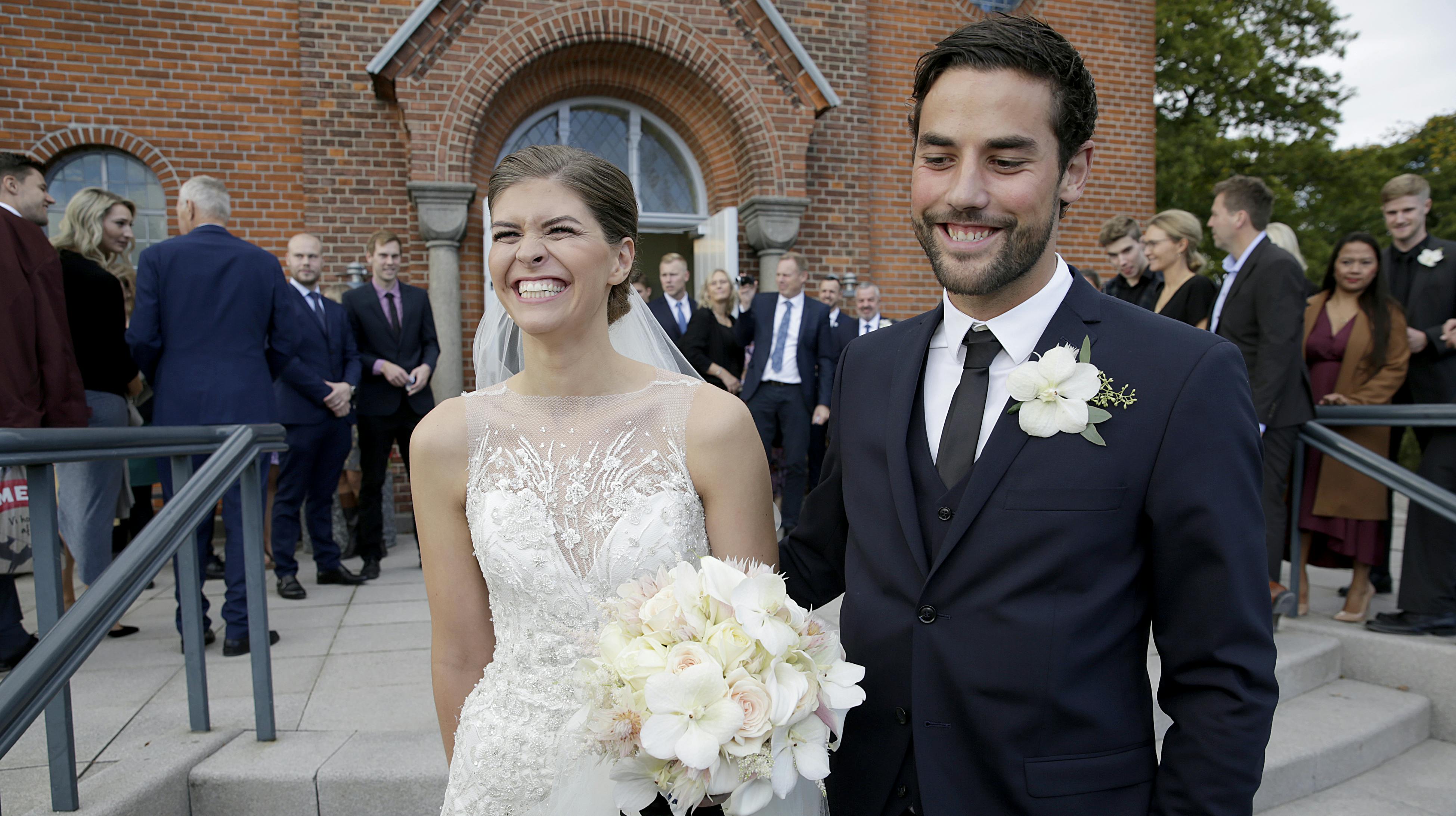 Lotte Friis og manden Christoffer Schnak er blevet forældre til Andrea.