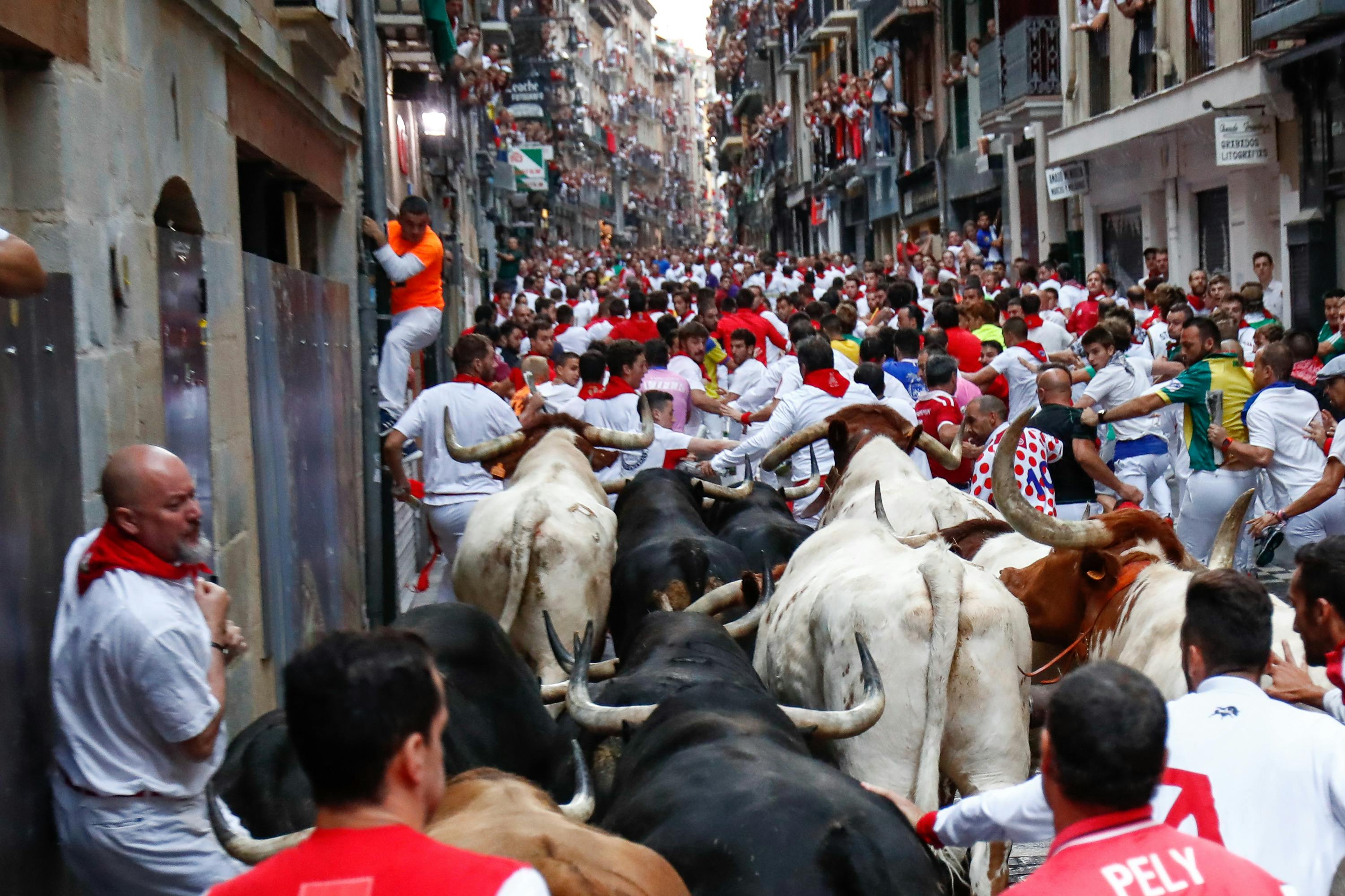 San Fermin-festivalen i Pamplona, i det nordlige Spanien har eksisteret lige siden middelalderen.&nbsp;