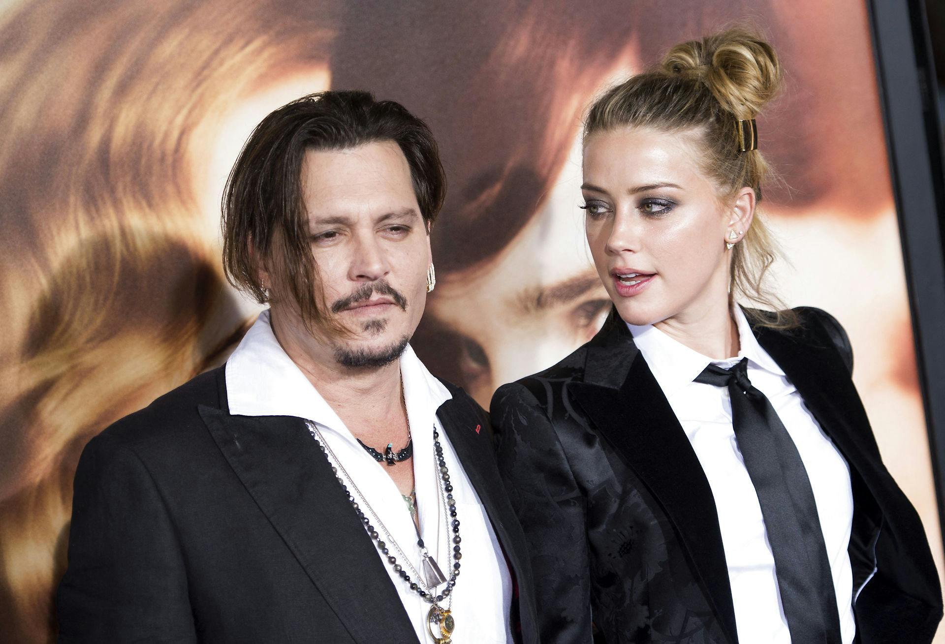 Johnny Depp og Amber Heard sammen til premieren på "The Danish Girl" i Los Angeles i november 2015. Ikke lang tid efter gik parret fra hinanden.