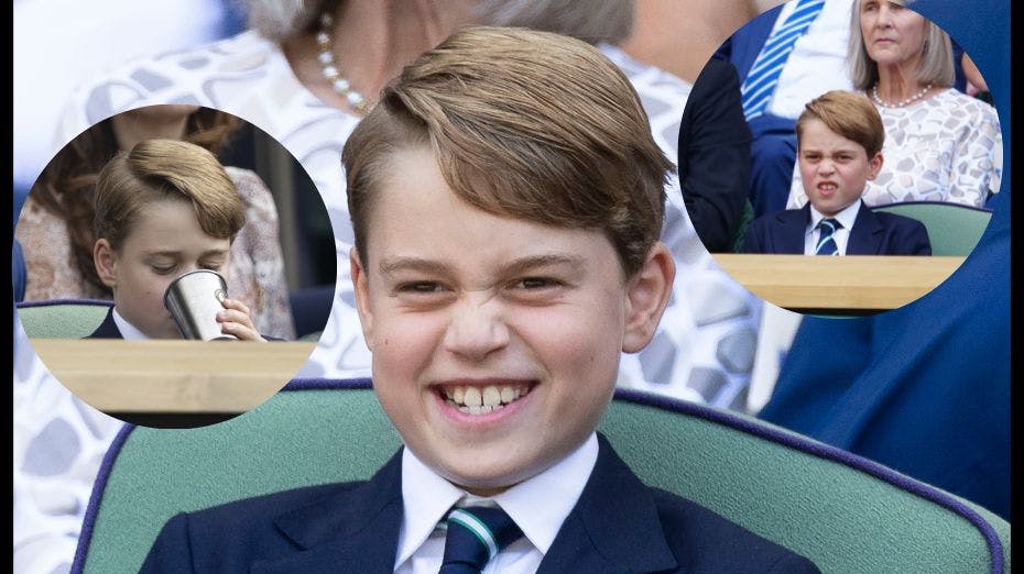 Prins George til Wimbledon søndag.