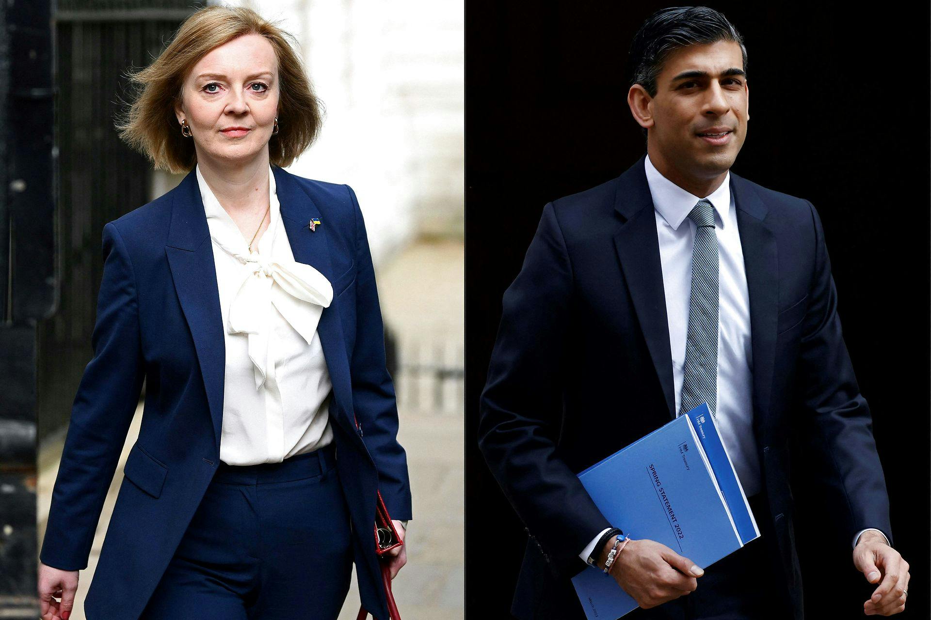 Liz Truss og Rishi Sunak kæmper om posten som britisk regeringsleder