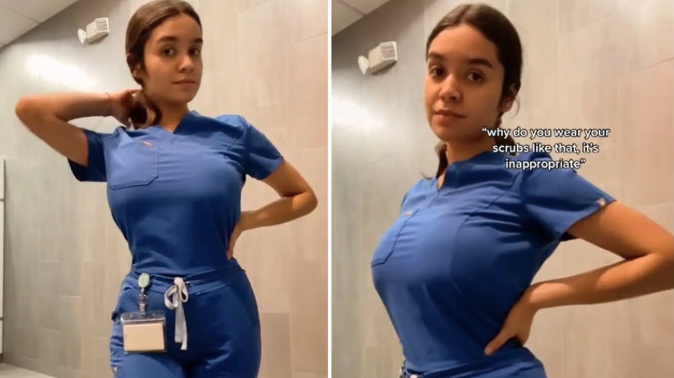 Denne kvinde får hug for sit "upassende outfit".