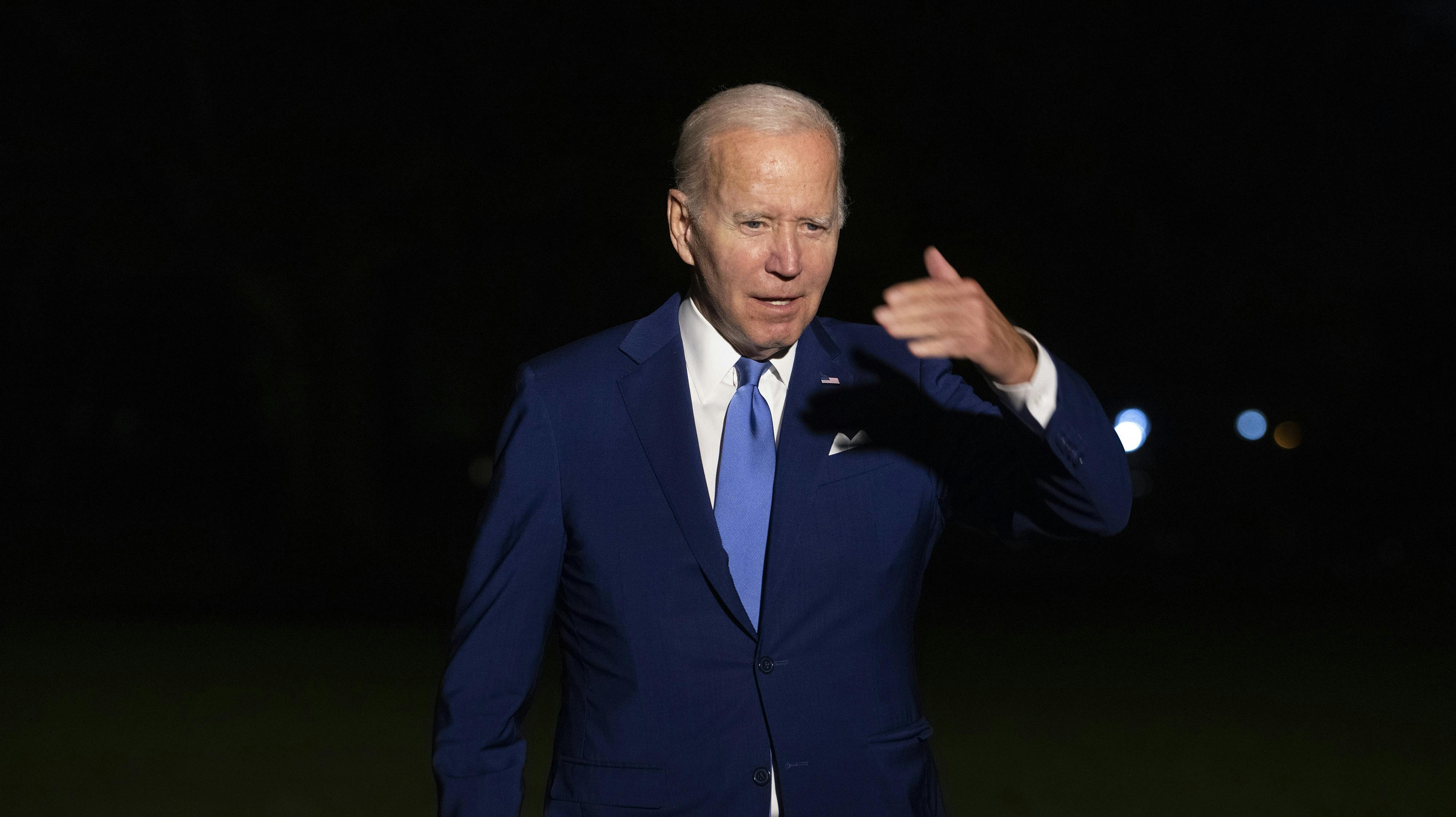 Joe Biden fik ved en fejl sagt i en tale onsdag, at han har kræft. 