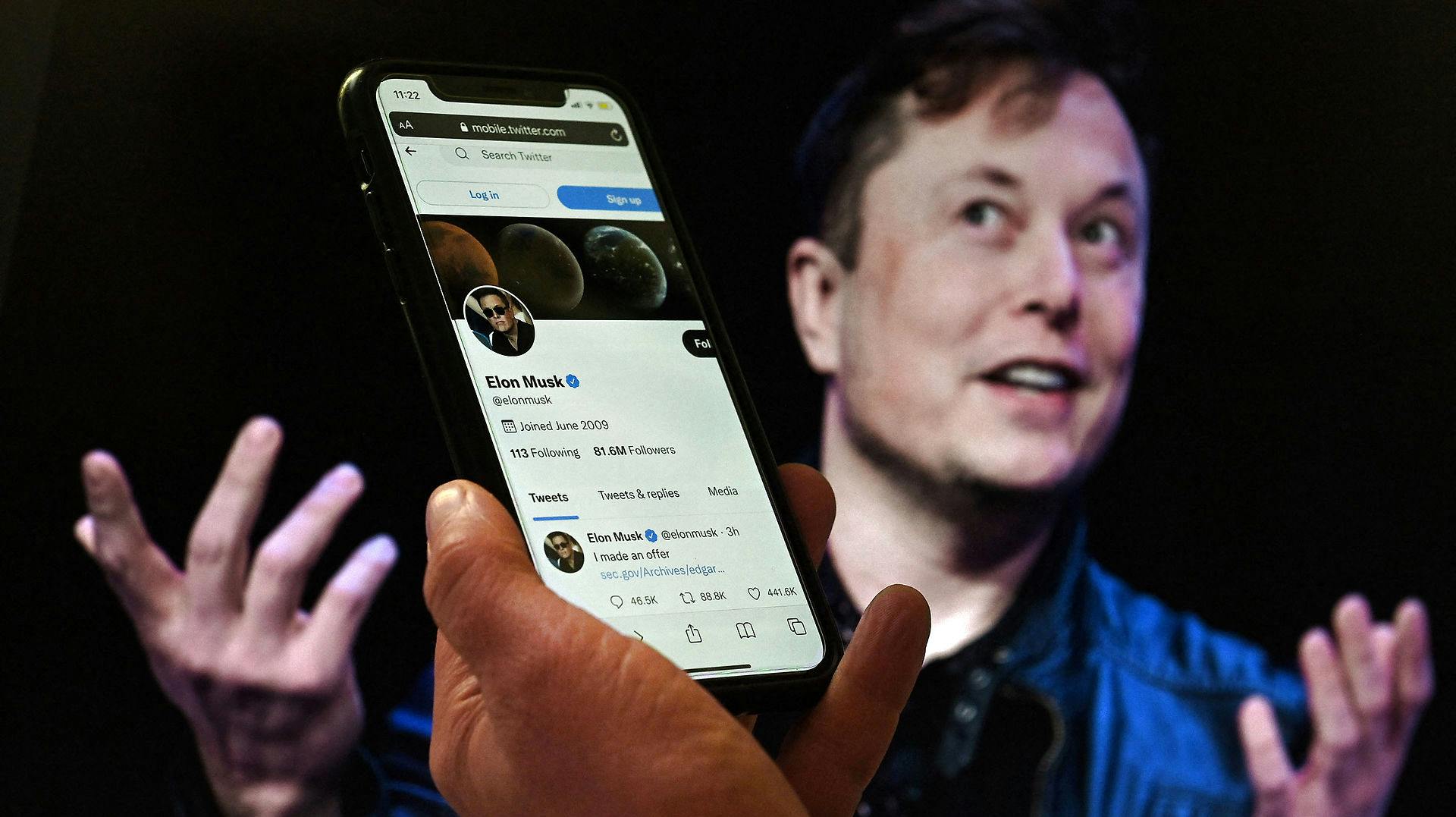 Elon Musk og Twitter kommer ikke godt ud af det med hinanden.