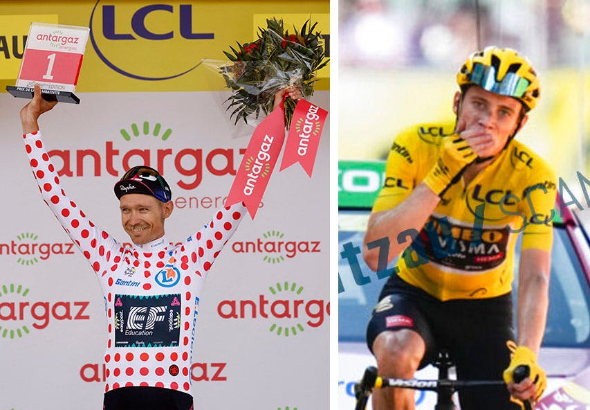 Magnus Cort og Jonas Vingegaard