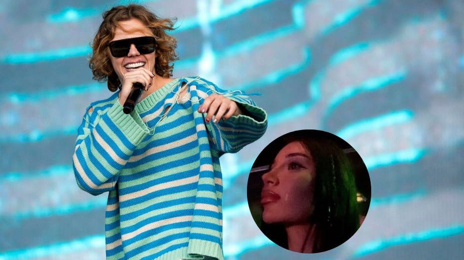 The Kid Larois ekskæreste brød sammen, da hun forleden så ham optræde.