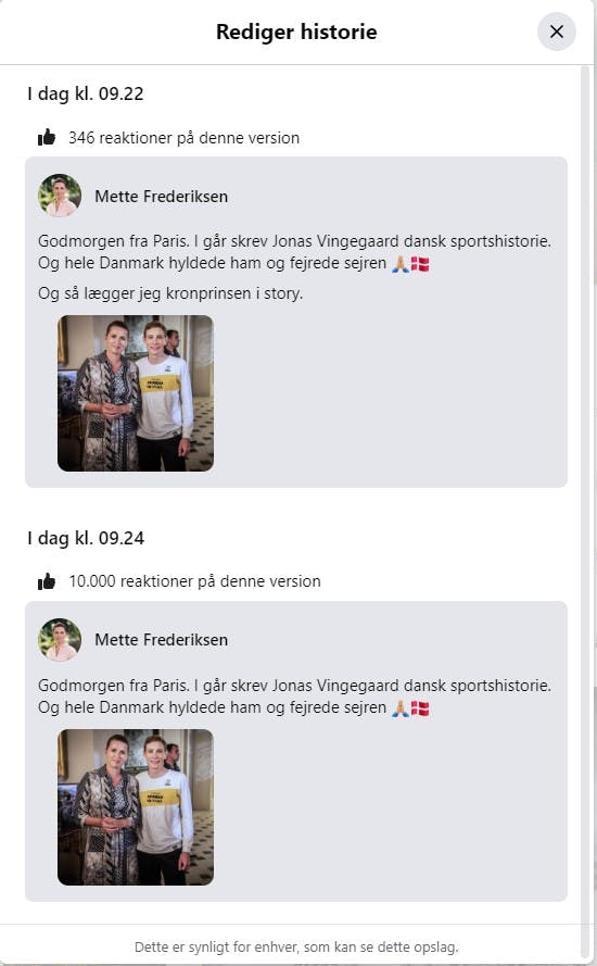 Ikke mere end to minutter tog det at rette upseren.
