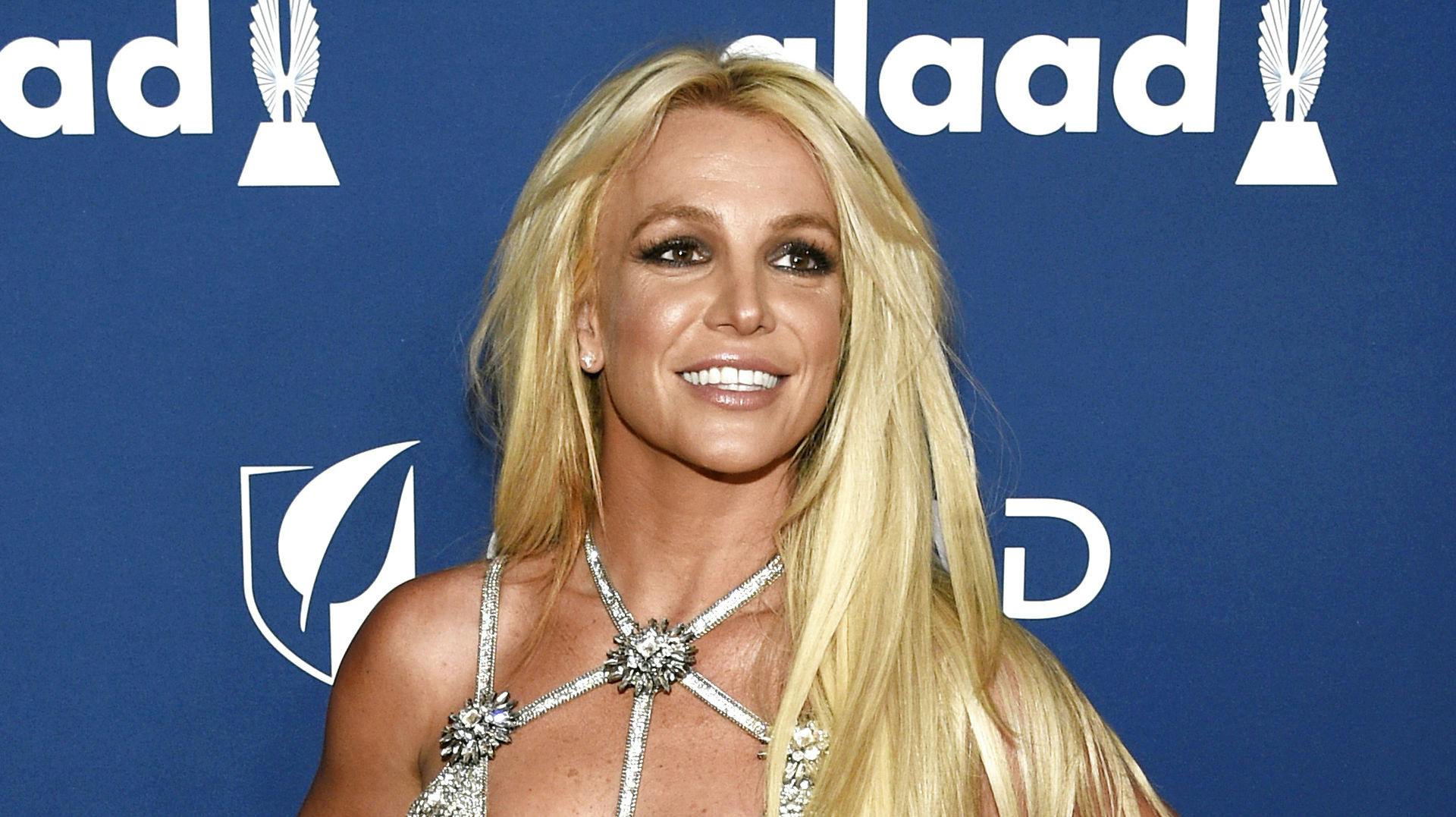 Britney Spears i april 2018, mens hun stadig var underlagt det kontroversielle værgemål, der i dag betyder, at hun er i krig med sin familie.
