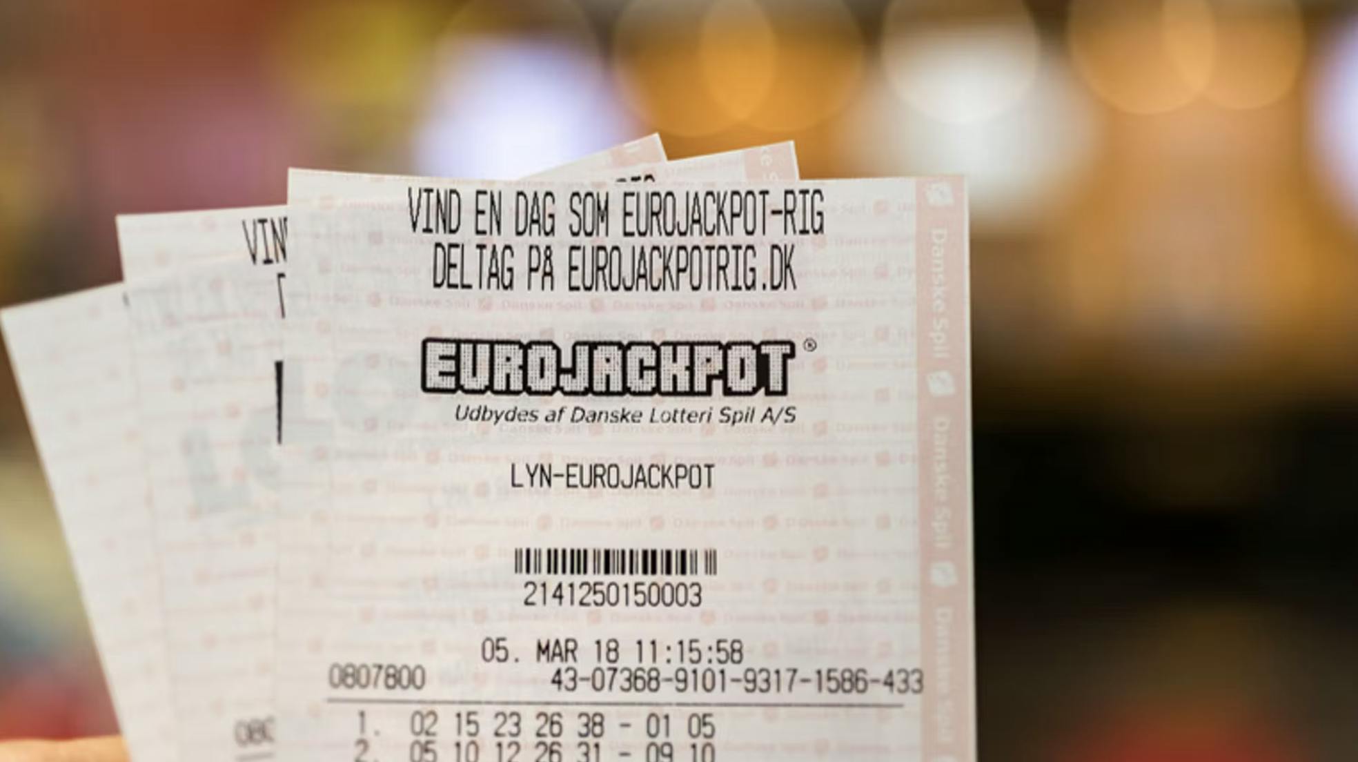 En mand drømmer om nye fuger, efter han i weekenden vandt i lotto. nbsp;