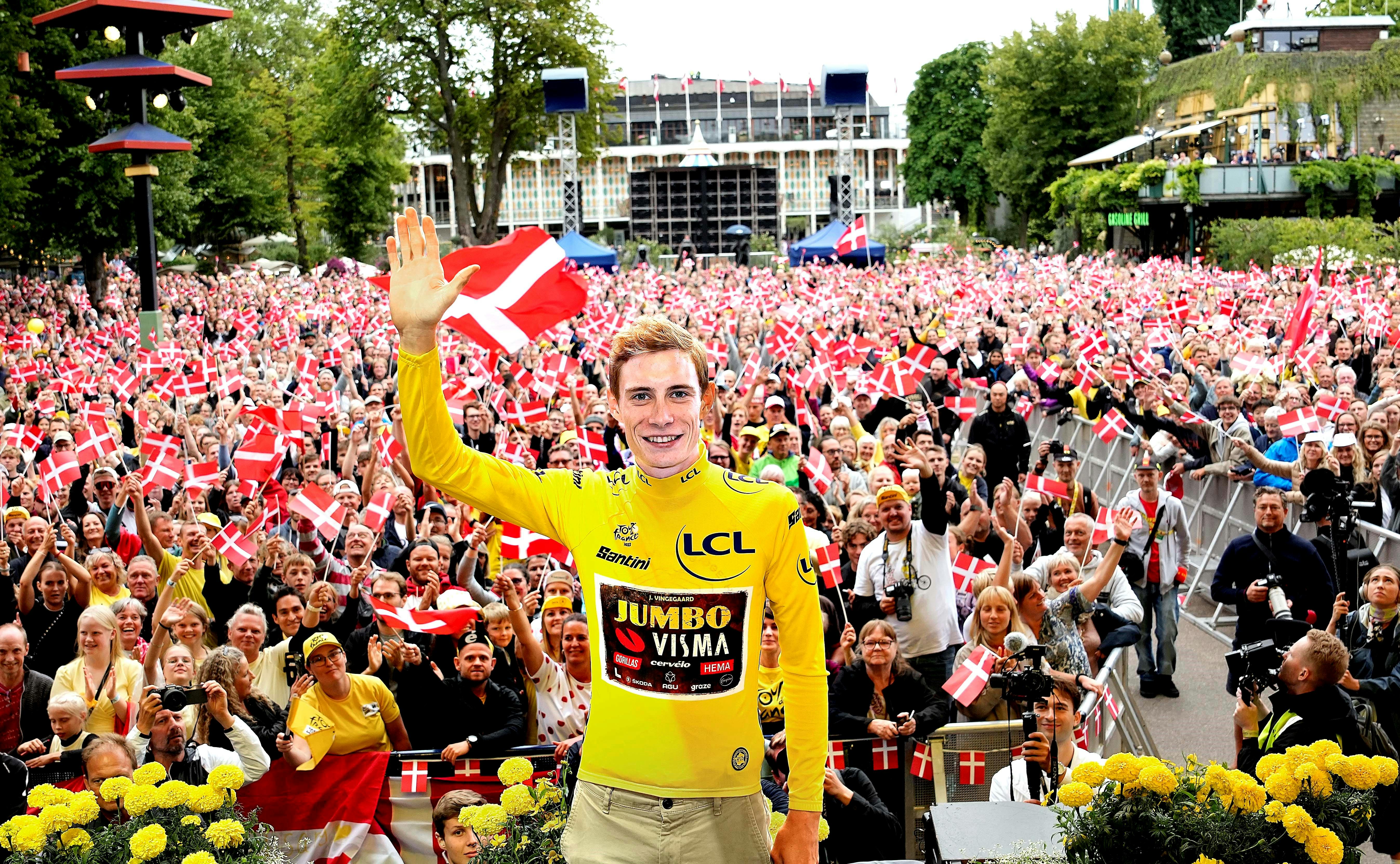 Hold nu fast, hvor må det bare have været en vild dag for Jonas Vingegaard.