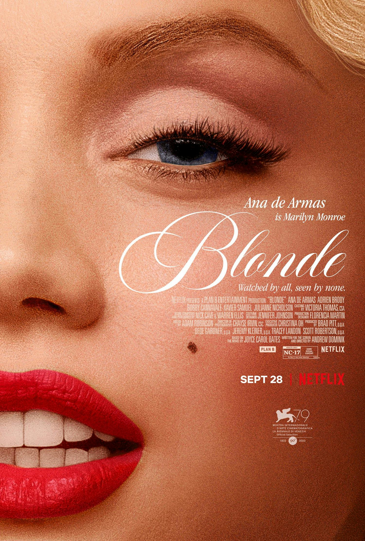"Blonde" har premiere på Netflix i september.
