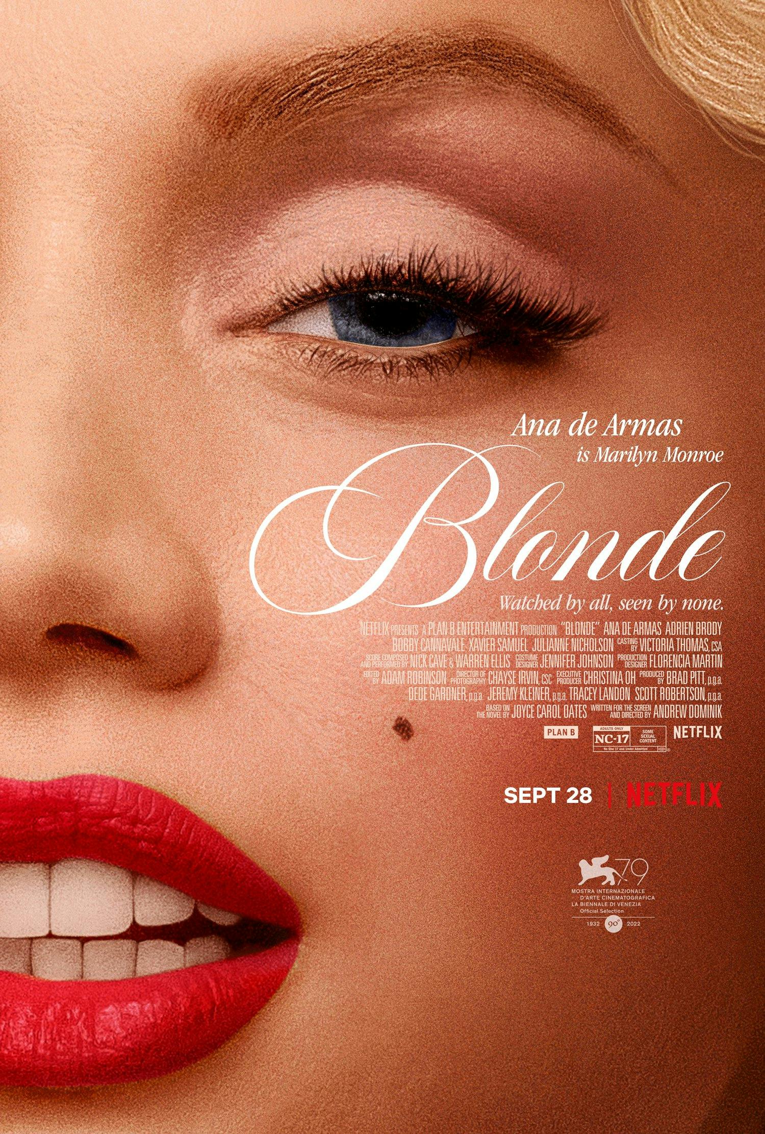 "Blonde" har premiere på Netflix i september.
