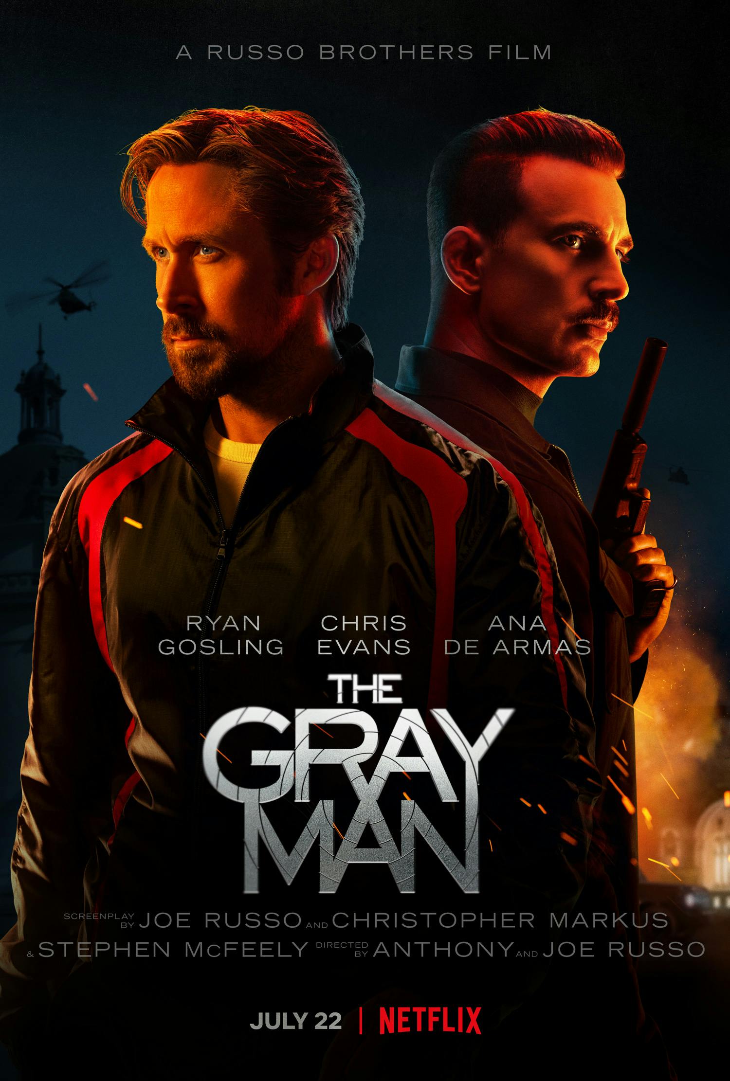 "The Gray Man" har den seneste uge været den mest sete Netflix-film i 84 lande.